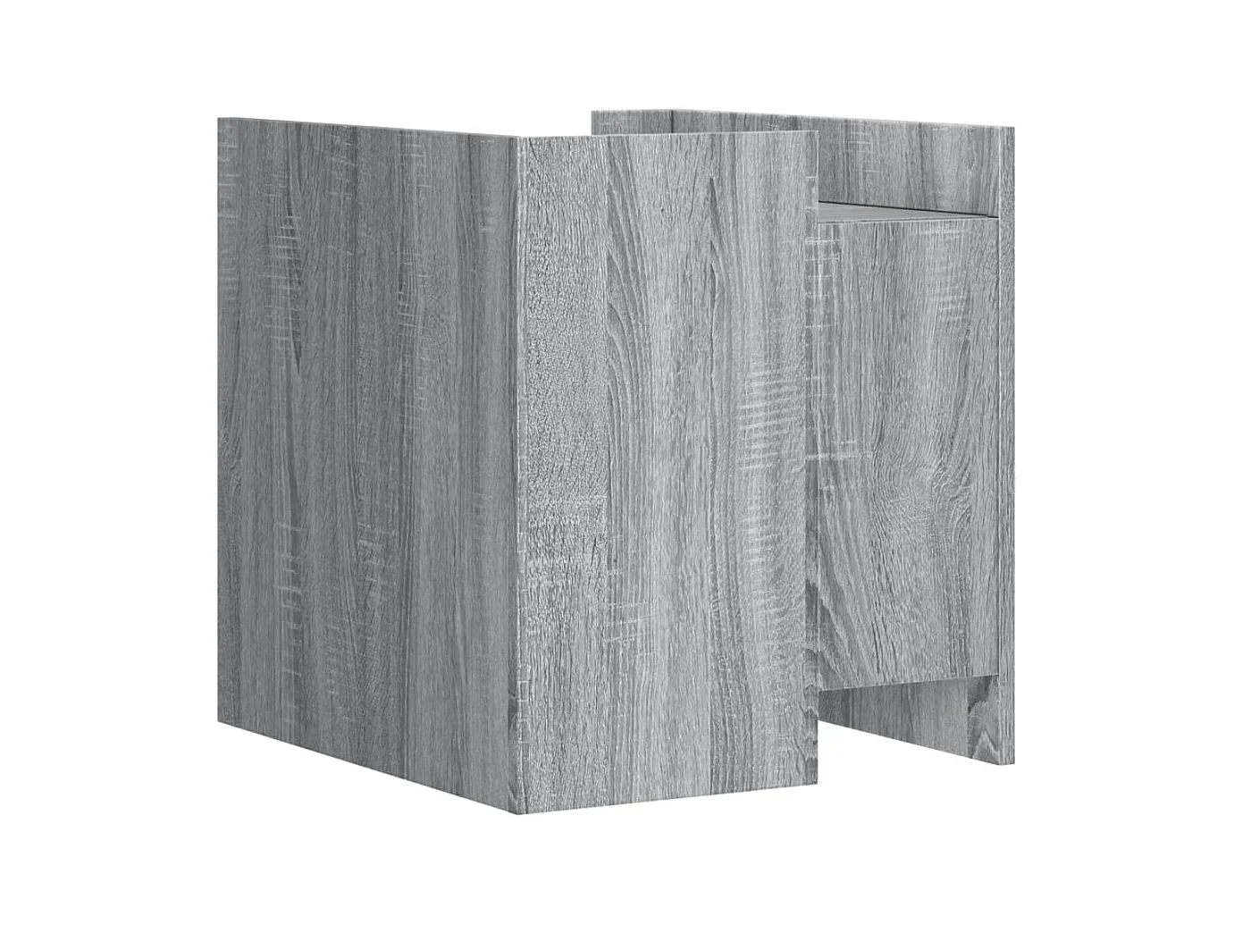 Table de chevet Étroite-Table d'appoint-Table de nuit sonoma gris 45x50x50 cm bois d'ingénierie