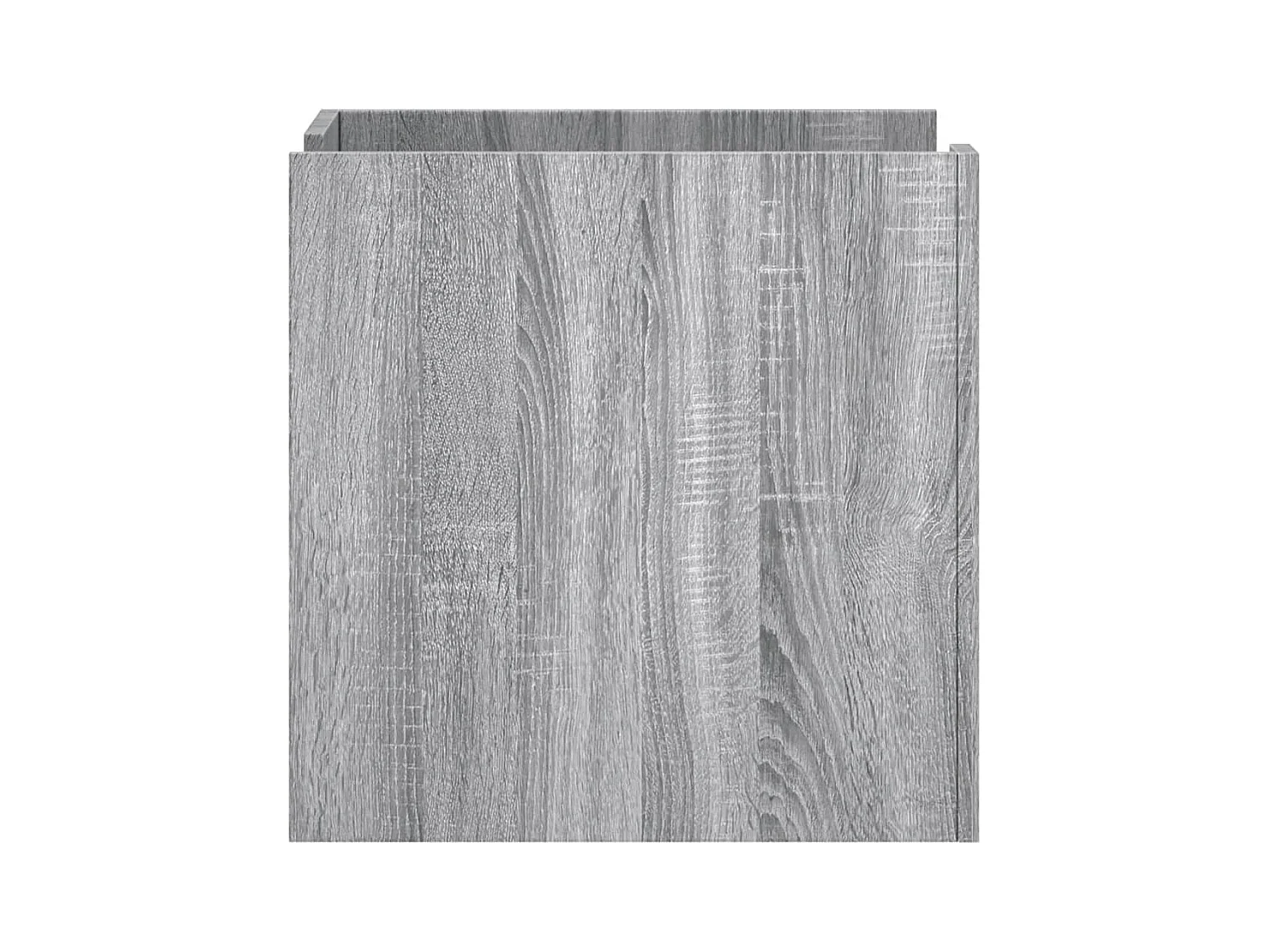 Mesita de noche | Mesilla de noche madera de ingeniería gris Sonoma 45x50x50 cm