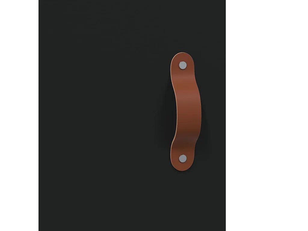 Nachttisch 2er Set-Beistelltisch-Nachttischkommode Schwarz 40x40x50 cm Holzwerkstoff SHL66692