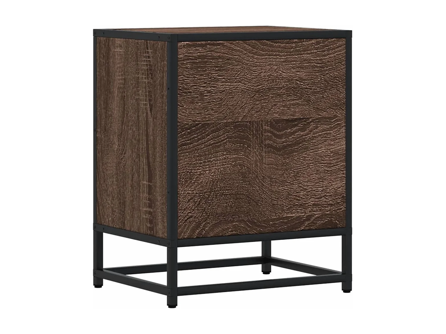 Nachttisch-Beistelltisch Braun Eichen-Optik 40x31x50 cm Holzwerkstoff SHL13896