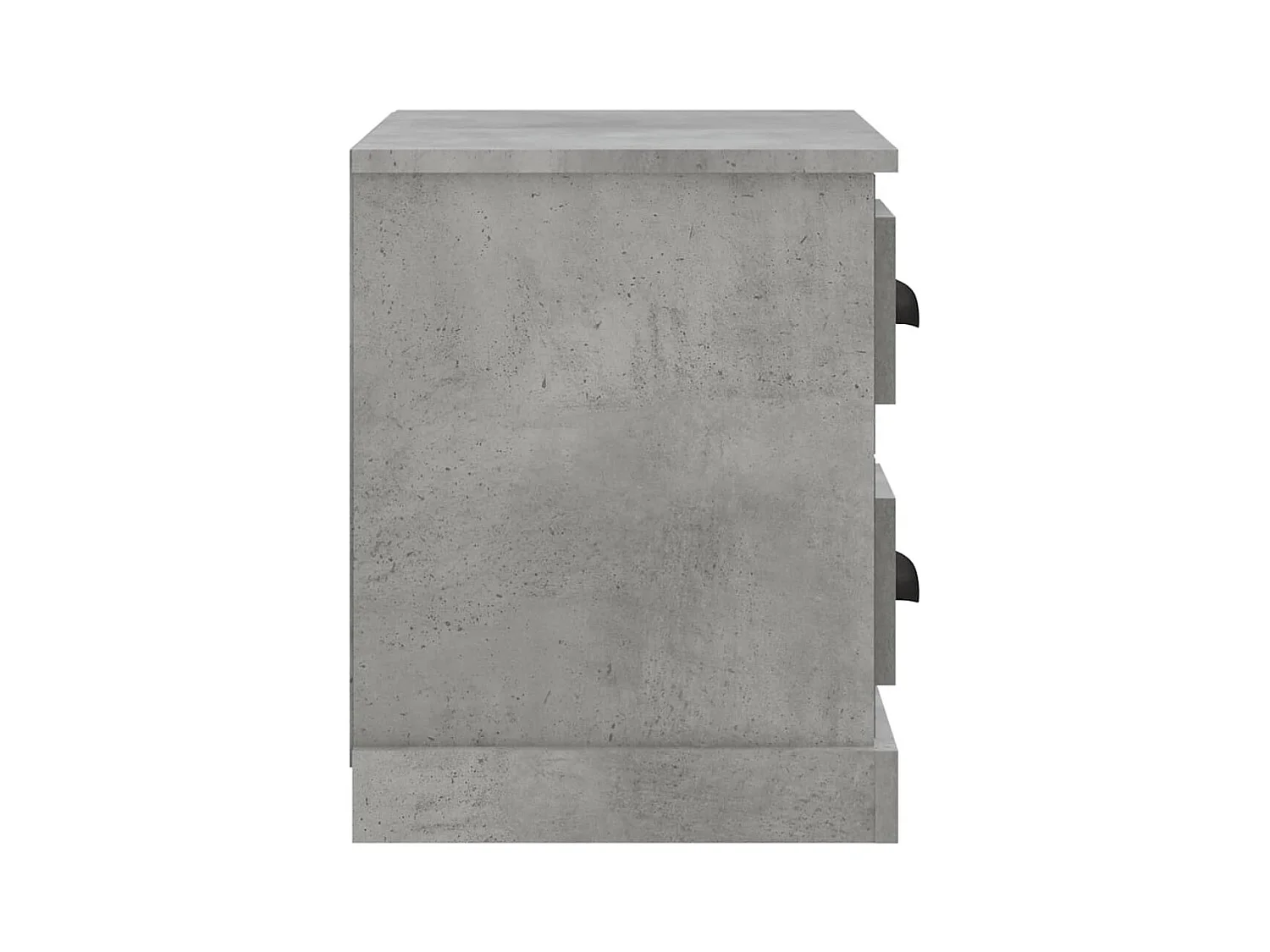 Mesita de noche | Mesilla de noche gris hormigón 60x35,5x45 cm