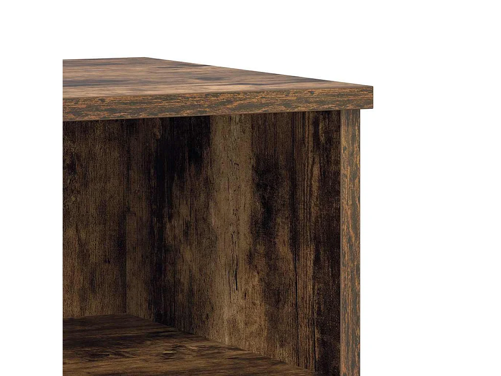 Mesitas de noche | Mesilla de noche 2 uds madera ingeniería roble ahumado 40x35x50 cm