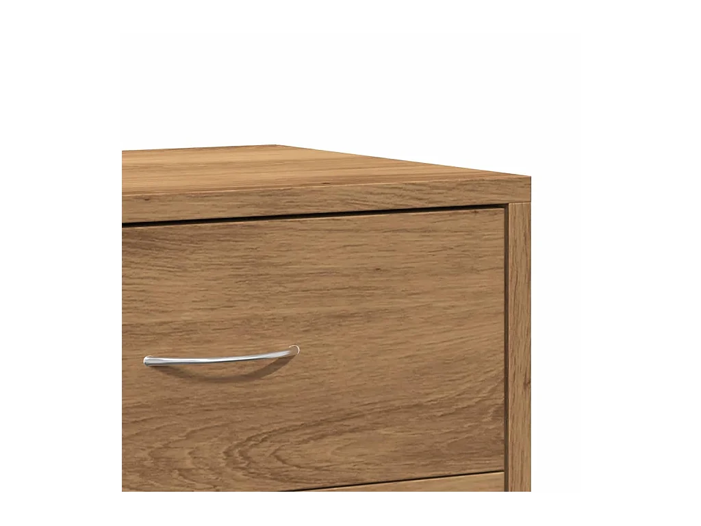 Mesitas de noche | Mesilla de noche 2 uds madera ingeniería marrón roble 40x30x40 cm