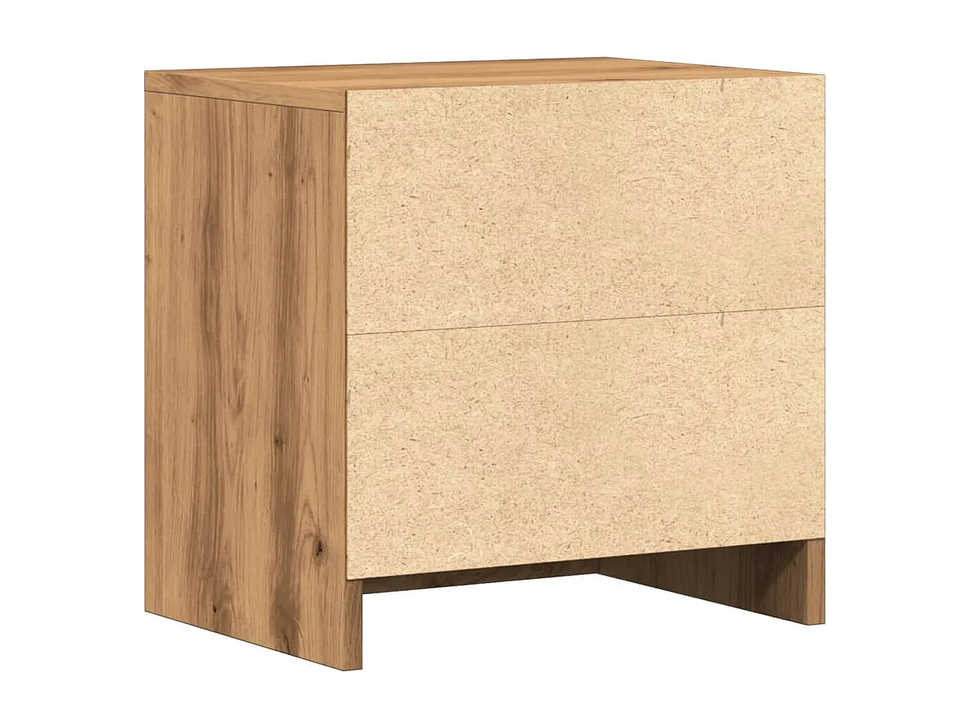 Nachttisch 2er Set-Beistelltisch-Nachttischkommode Artisan-Eiche 40x30x40 cm Holzwerkstoff SHL87514