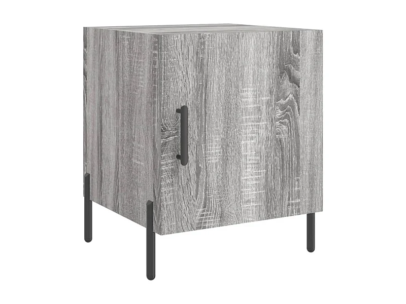 Nachttisch-Beistelltisch Grau Sonoma 40x40x50 cm Holzwerkstoff SHL41490