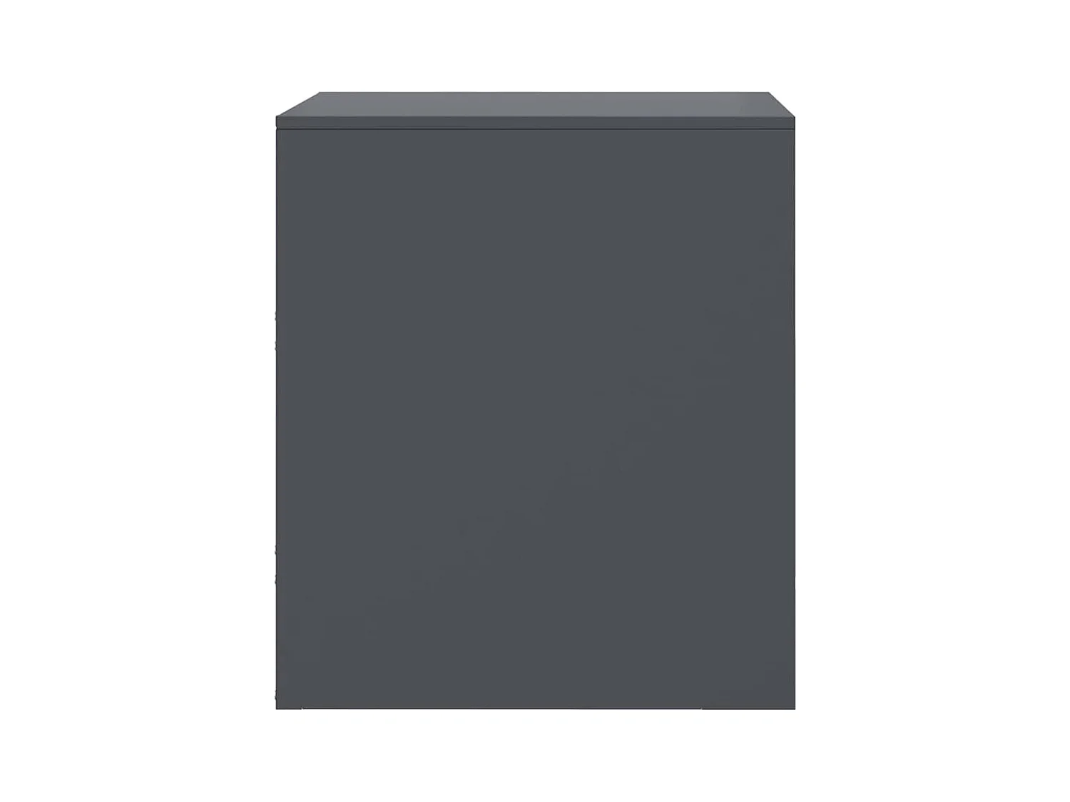 Table de chevet Étroite-Table d'appoint-Table de nuit anthracite 34,5x39x44 cm acier