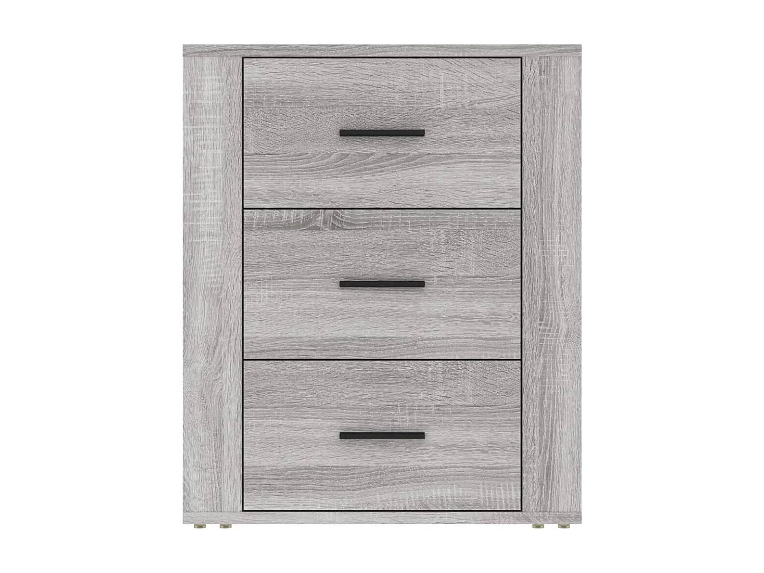 Table de chevet-Table d'appoint-Table de nuit Sonoma gris 50x36x60 cm Bois d'ingénierie