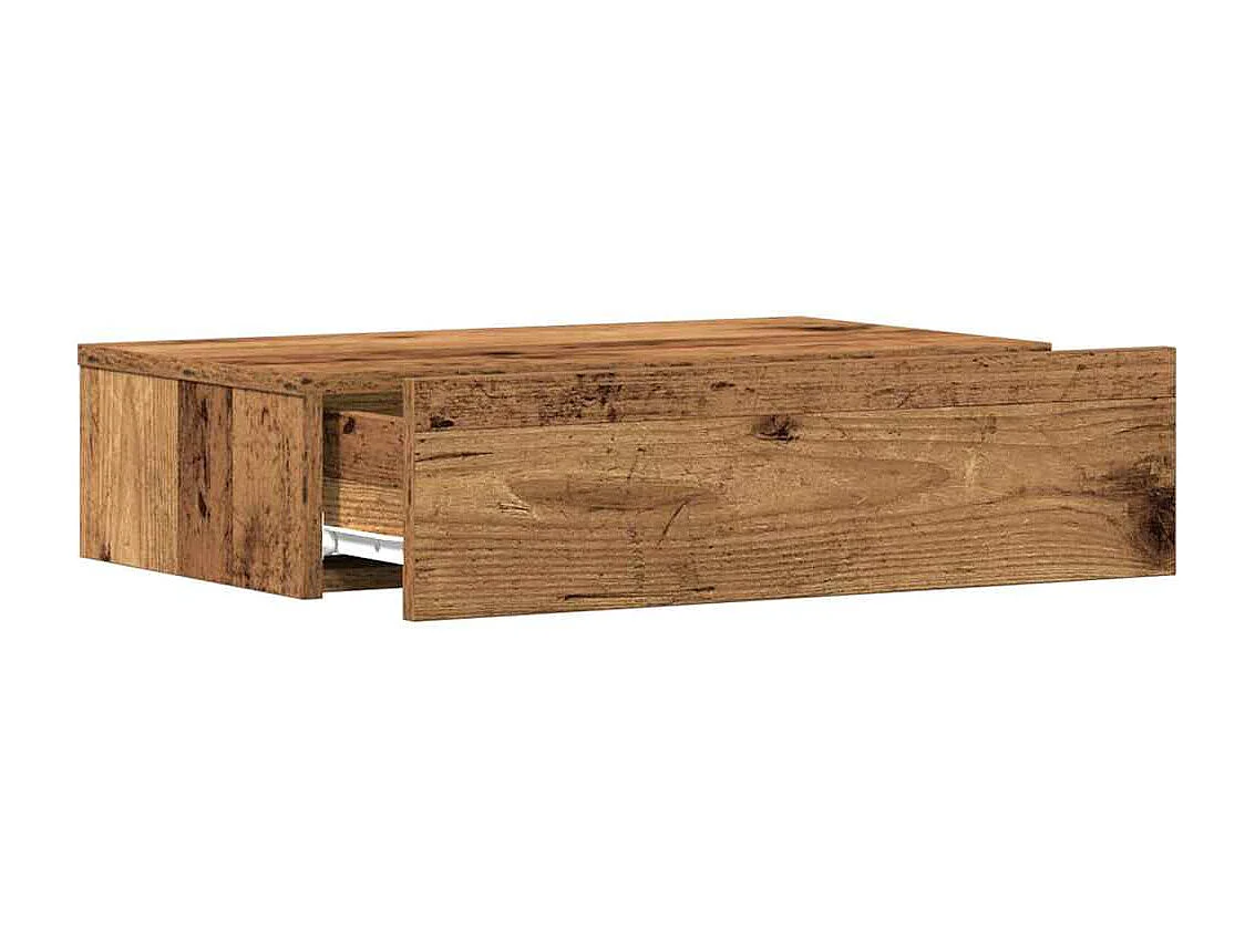 Nachttisch-Beistelltisch Altholz-Optik 60x35 cm Holzwerkstoff SHL71915