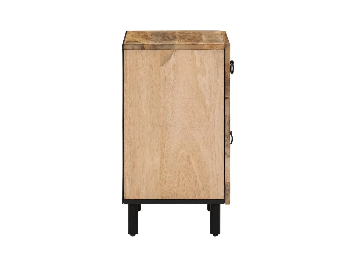 Table de chevet-Table d'appoint 50x33x60 cm bois de manguier massif