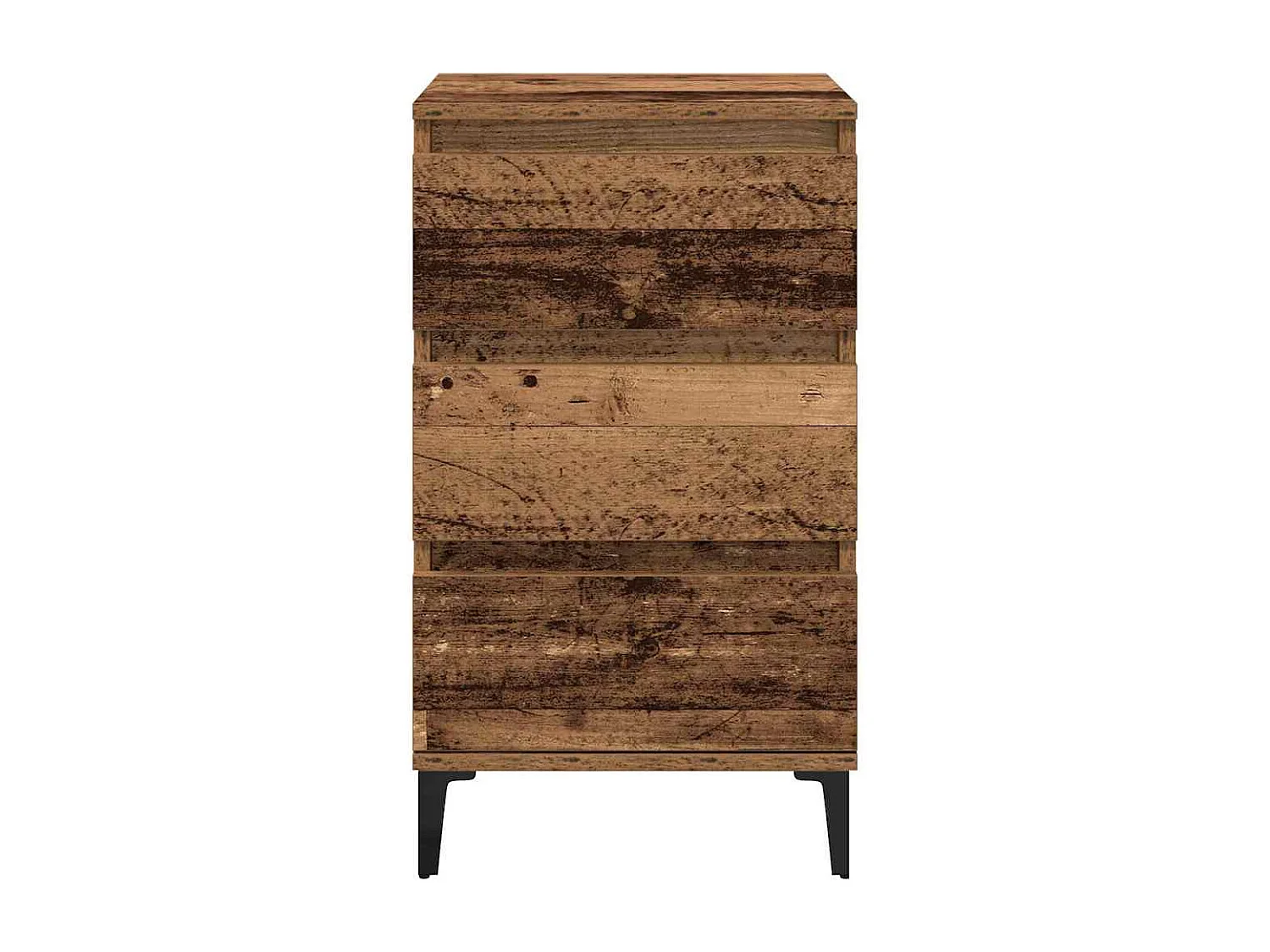 Mesita de Noche | Armario de Noche con cajón Madera Vieja 40x35x70 cm