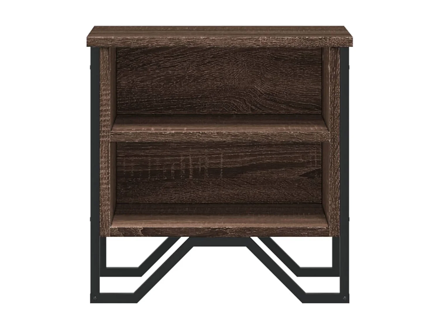 Nachttisch-Beistelltisch Braun Eichen-Optik 40x30x40 cm Holzwerkstoff SHL1392