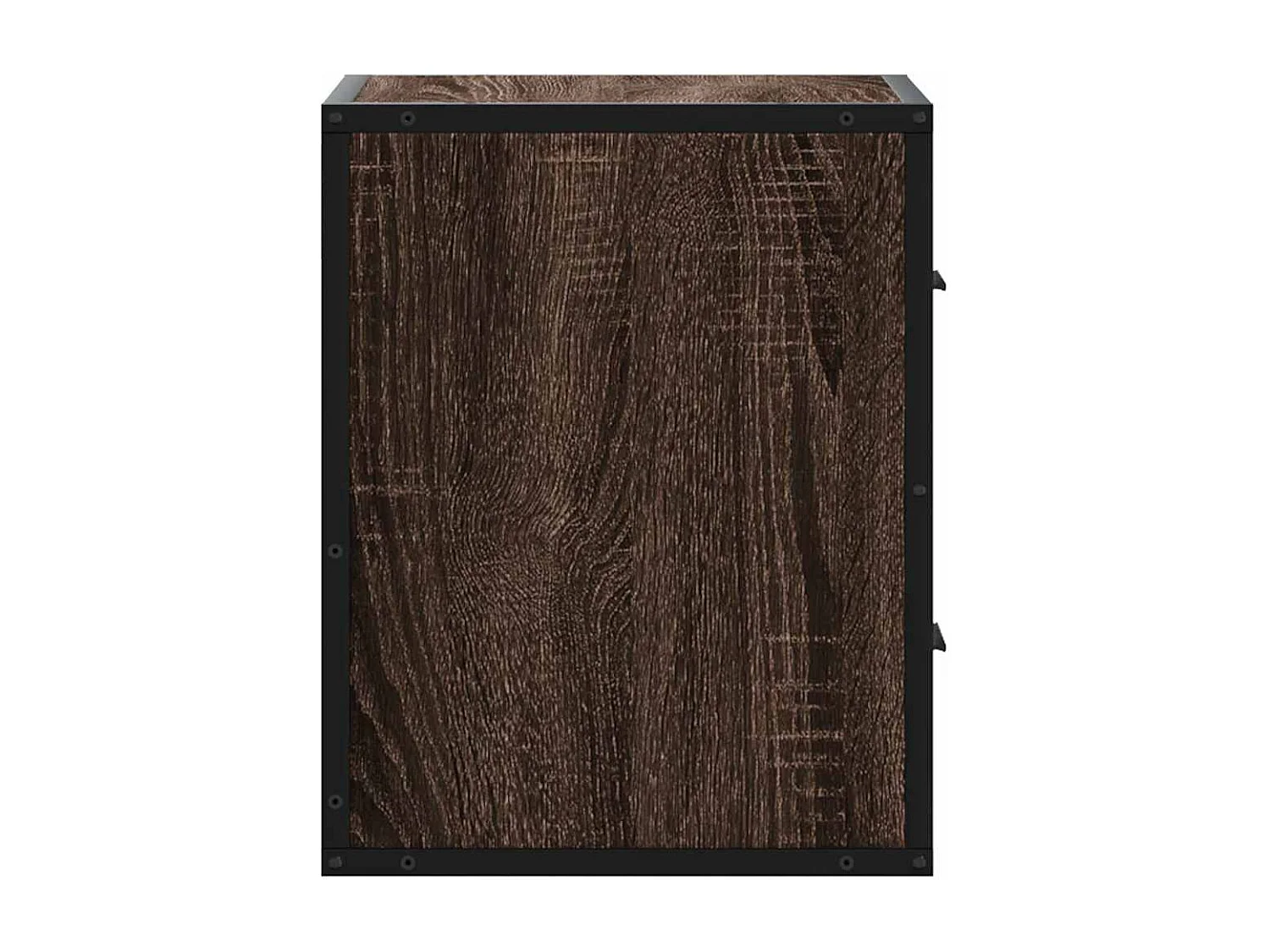 Mesita de noche | Mesilla de noche de pared color roble marrón 40x31x39,5 cm