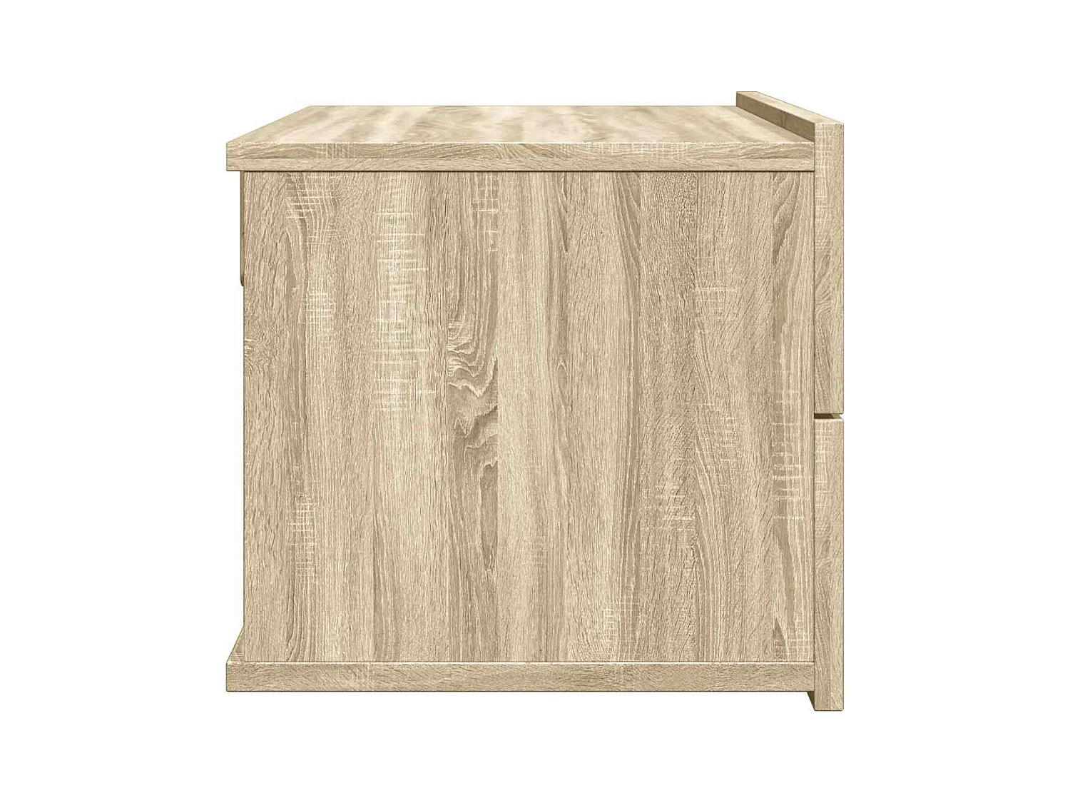 Mesita de noche | Mesilla de noche madera contrachapada color roble 40x30x30 cm