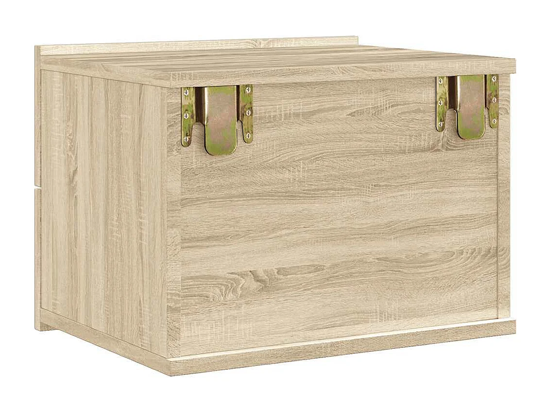 Nachttisch-Beistelltisch Sonoma-Eiche 40x30x30 cm Holzwerkstoff SHL47529