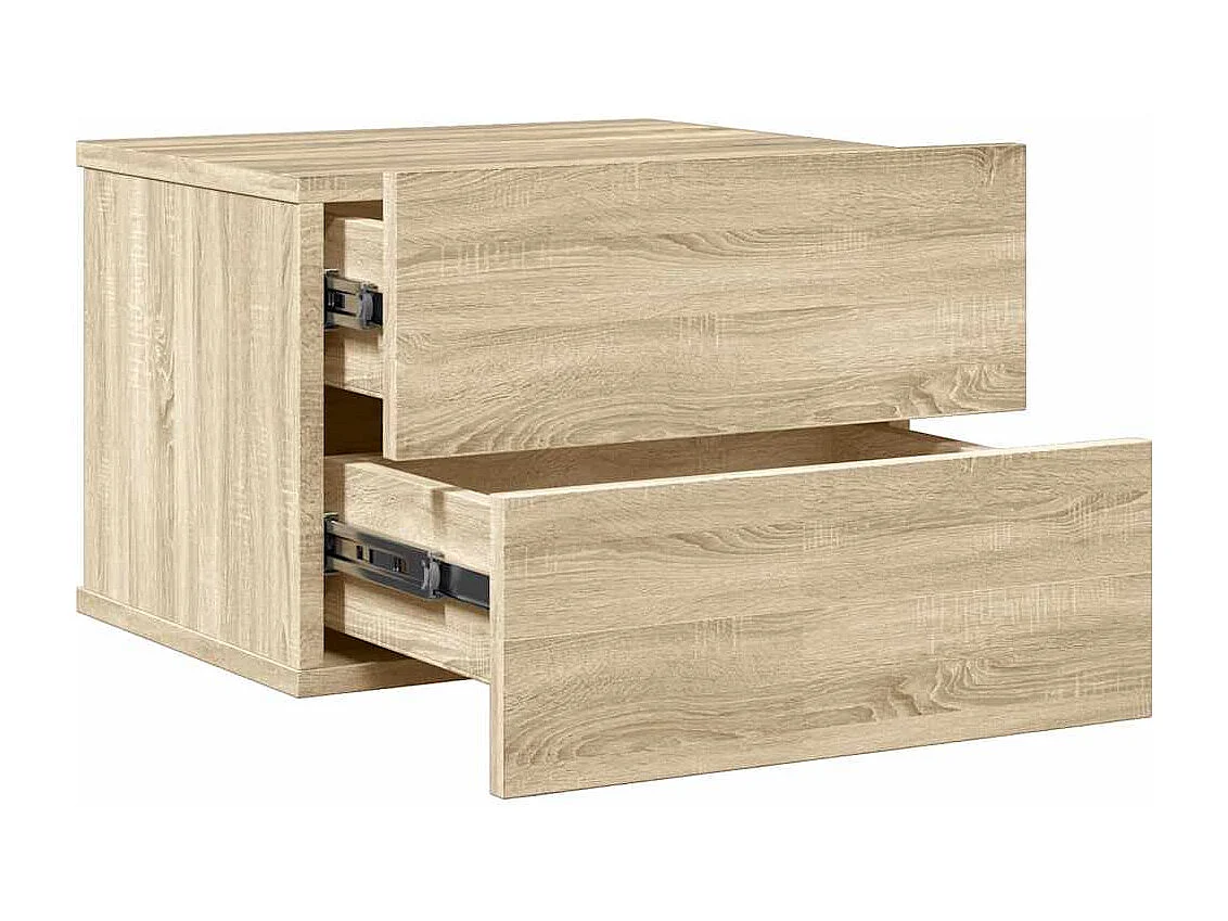 Nachttisch-Beistelltisch Sonoma-Eiche 40x30x30 cm Holzwerkstoff SHL47529