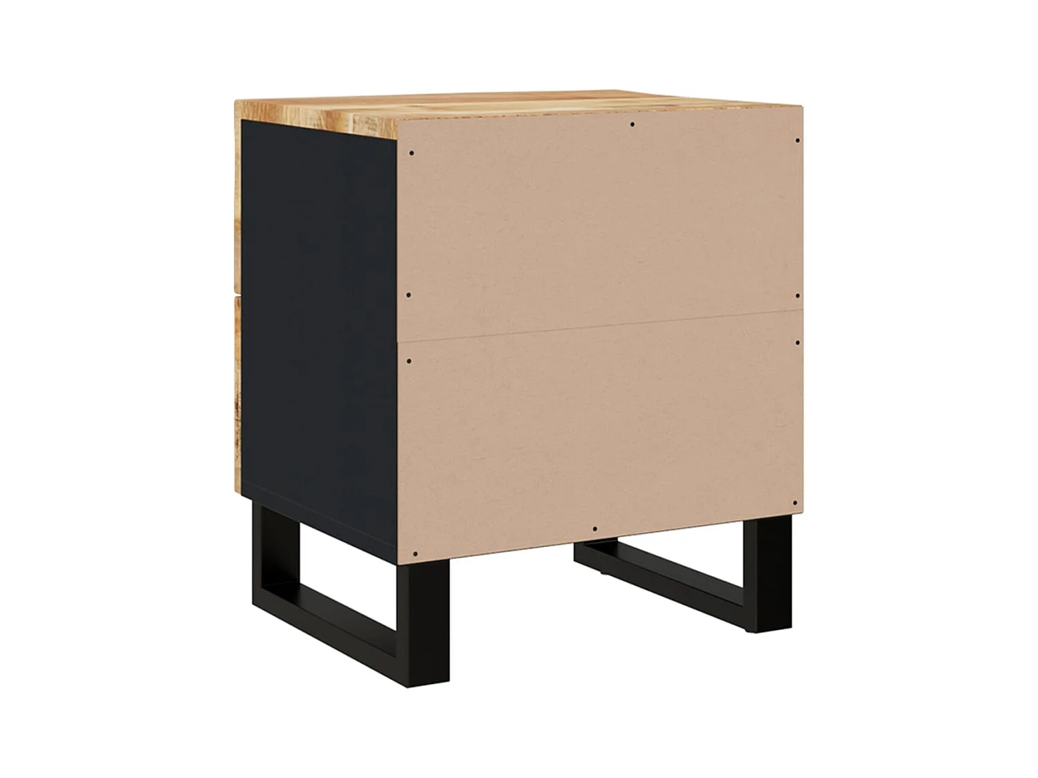 Mesitas de noche | Mesilla de noche 2 uds madera maciza de mango 40x33x46 cm