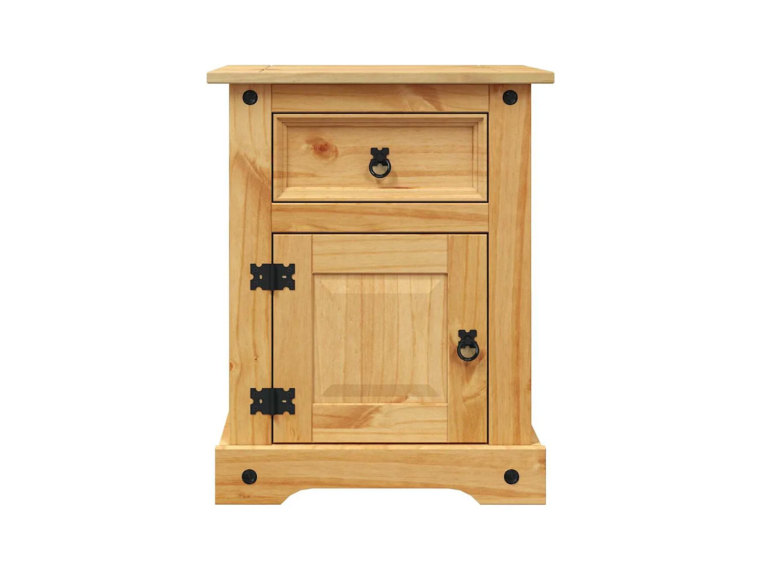 Mesita de noche | Mesilla de noche Corona Range pino mexicano 53x39x66 cm