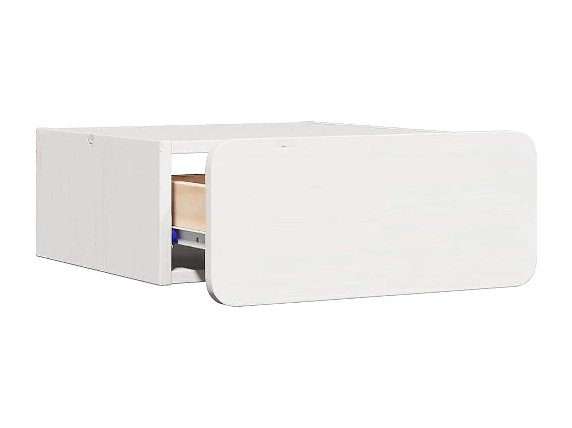 Mesa de Noche | Mesa auxiliar con cajón 2 uds. 39x34x16.5 cm