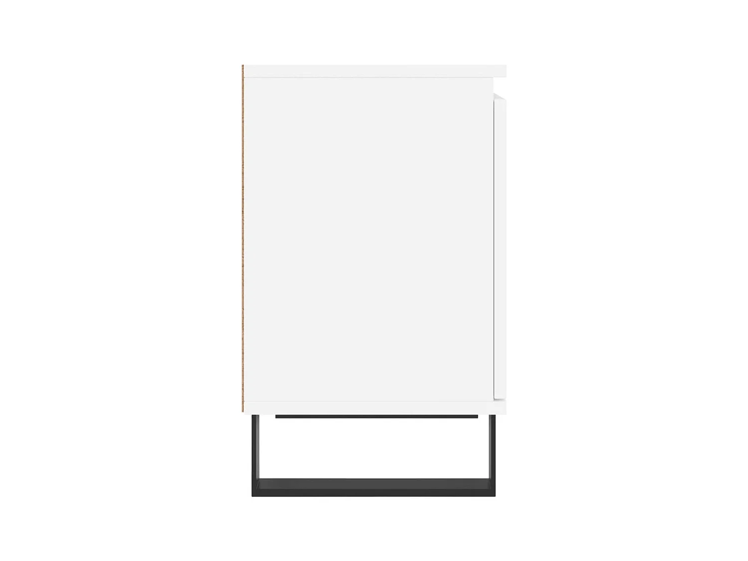 Mesitas de noche | Mesilla de noche 2 uds madera de ingeniería blanco 40x30x50 cm