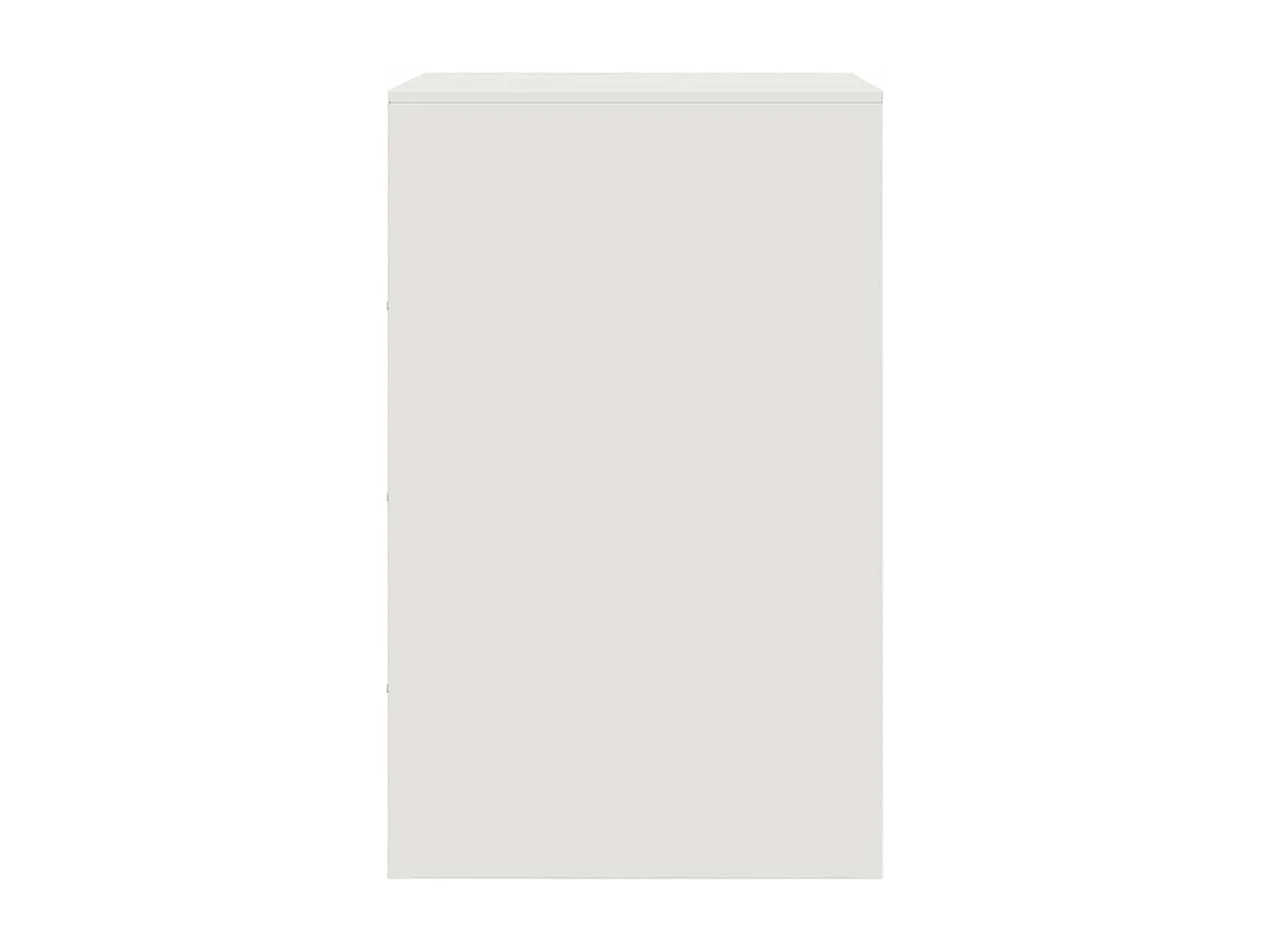 Nachttisch-Beistelltisch-Nachtschrank Weiß 34,5x39x62 cm Stahl SHL90250