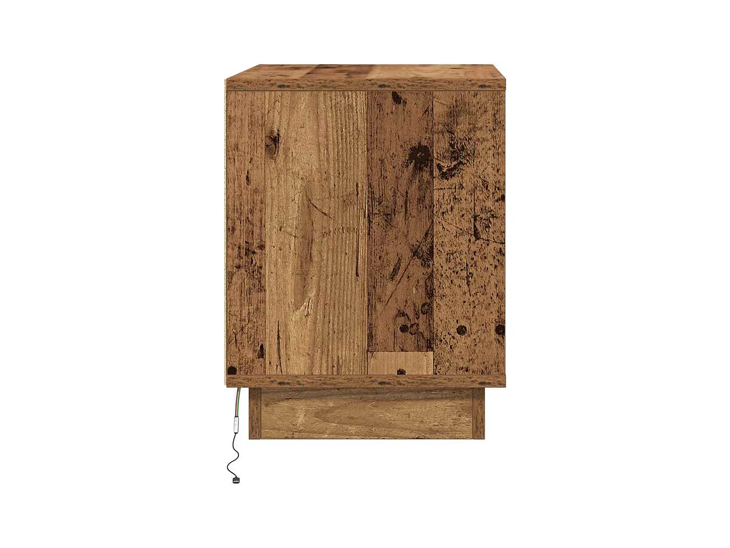 Mesita de Noche | Armario de Noche 2 uds Madera vieja 44x34.5x45 cm