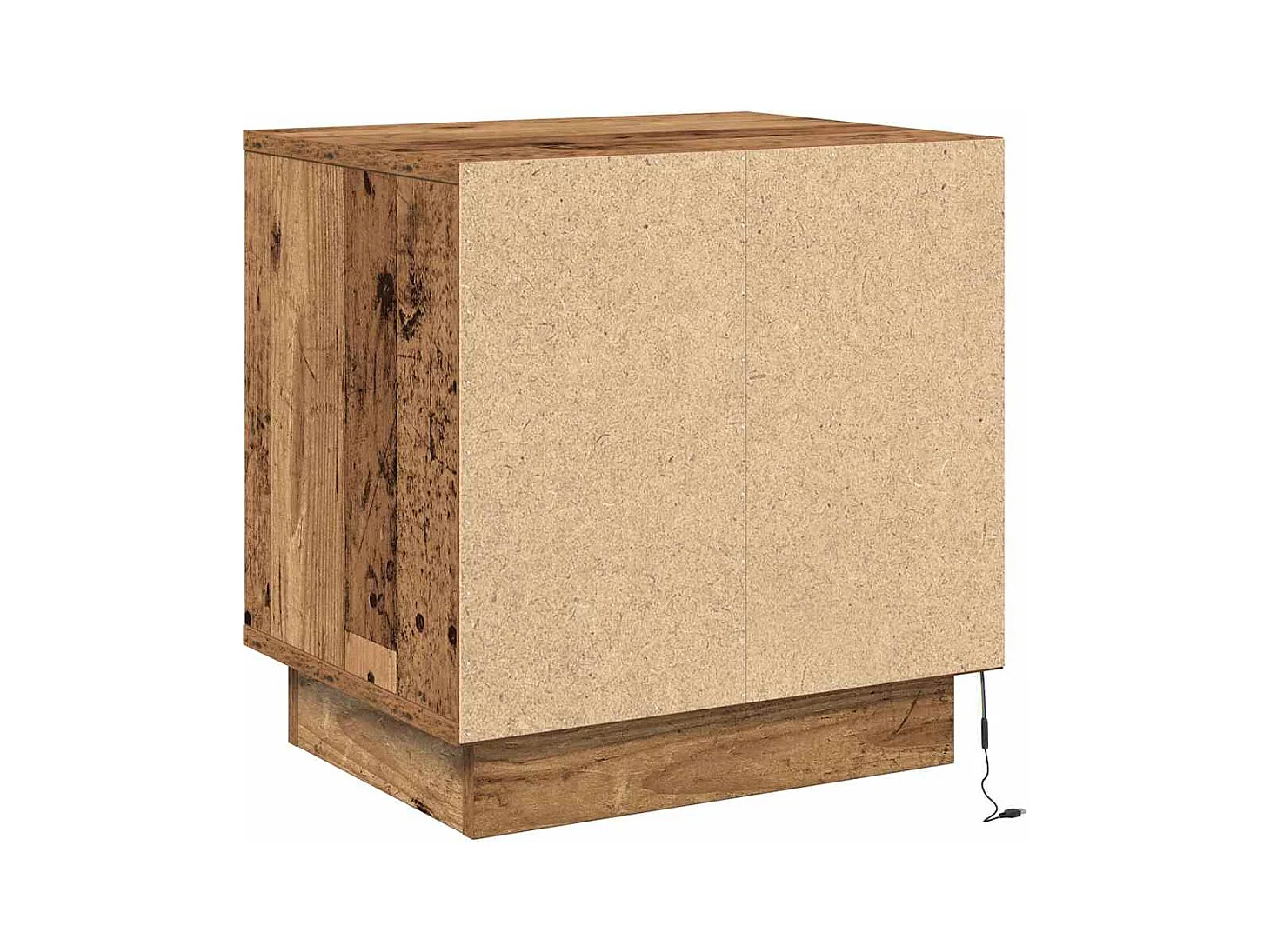 Mesita de Noche | Armario de Noche 2 uds Madera vieja 44x34.5x45 cm