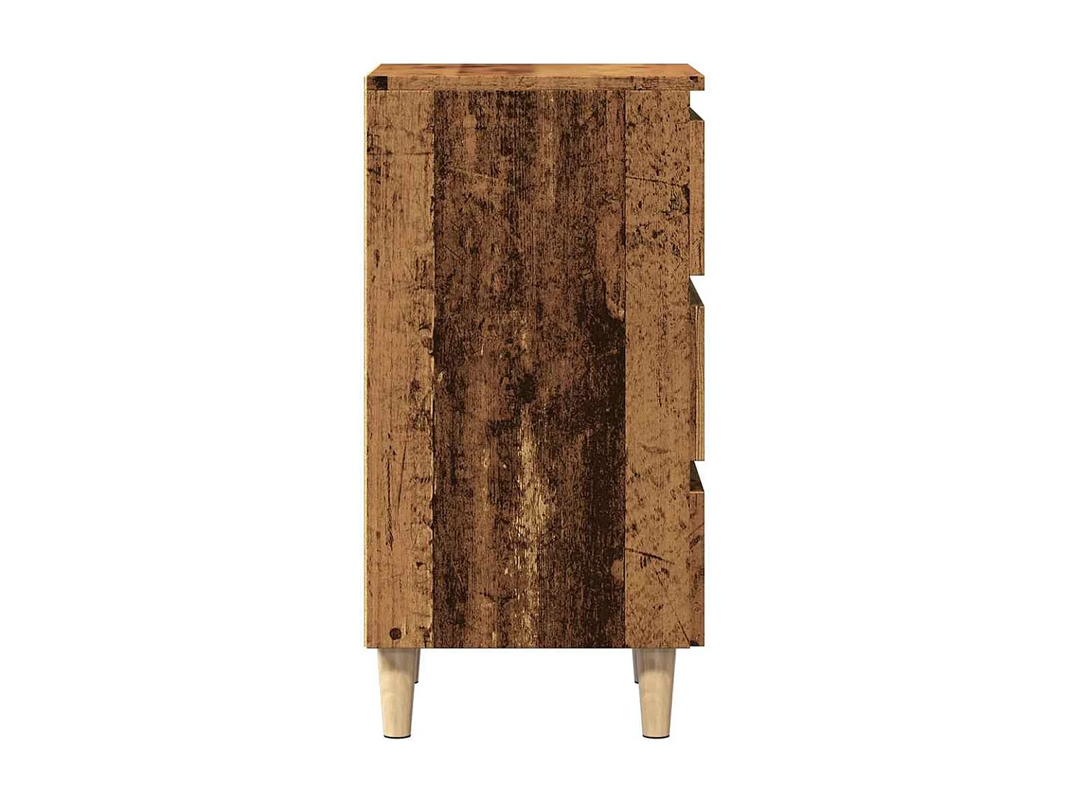 Nachttisch-Beistelltisch Altholz-Optik 40x35x69 cm Holzwerkstoff SHL34218