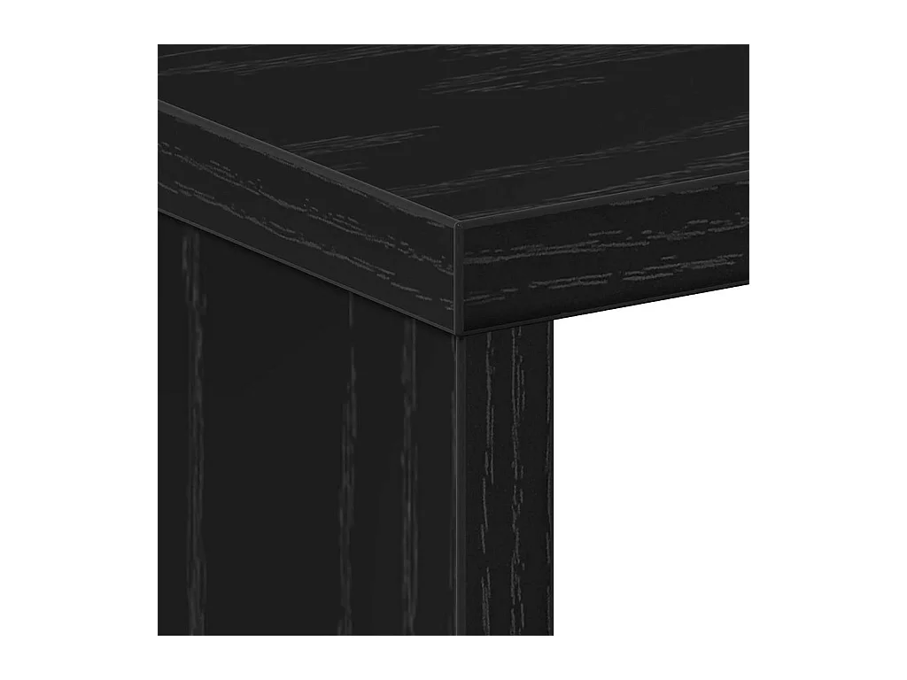 Mesita de Noche | Armario de Noche | Mesa auxiliar Roble negro 50x30x51,5 cm