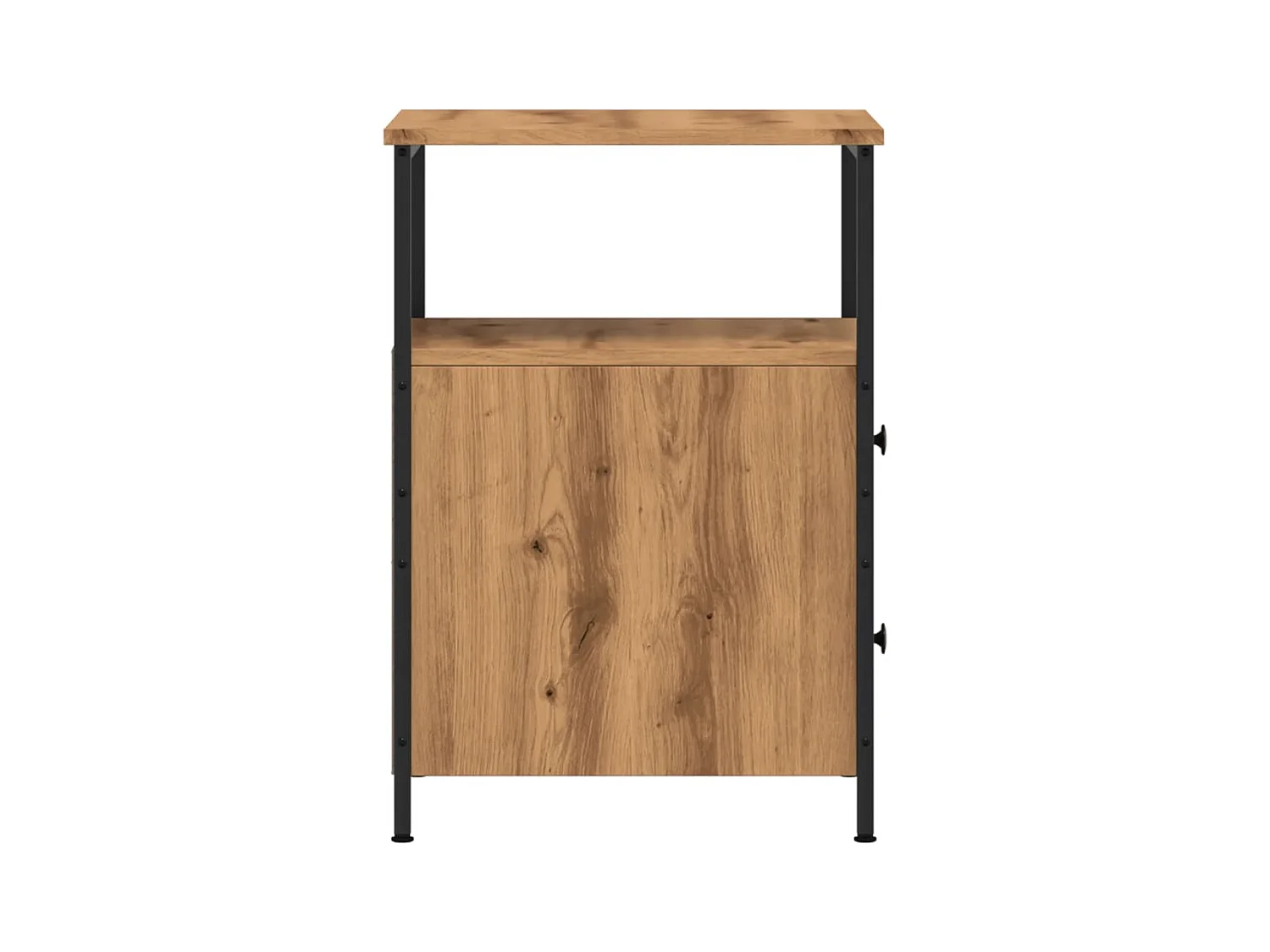 Mesita de noche | Mesilla de noche madera ingeniería roble artisan 34x35,5x50 cm