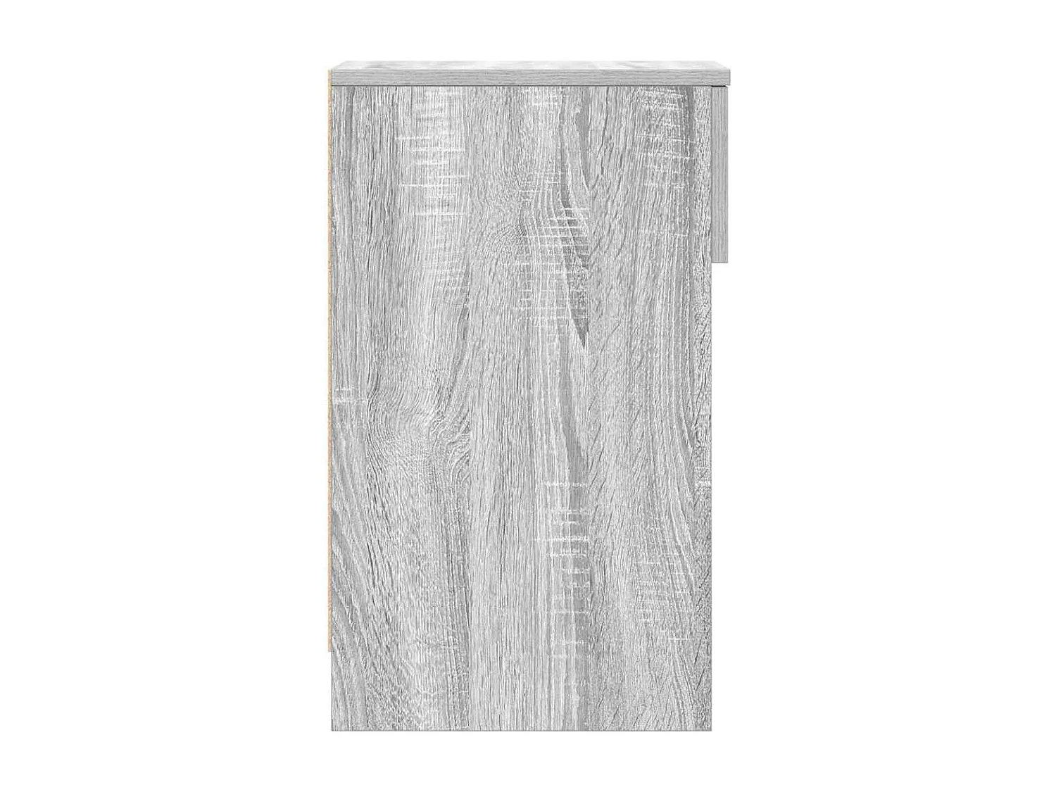 Mesilla de noche | Mesita de noche con cajón gris sonoma 20x36x60 cm