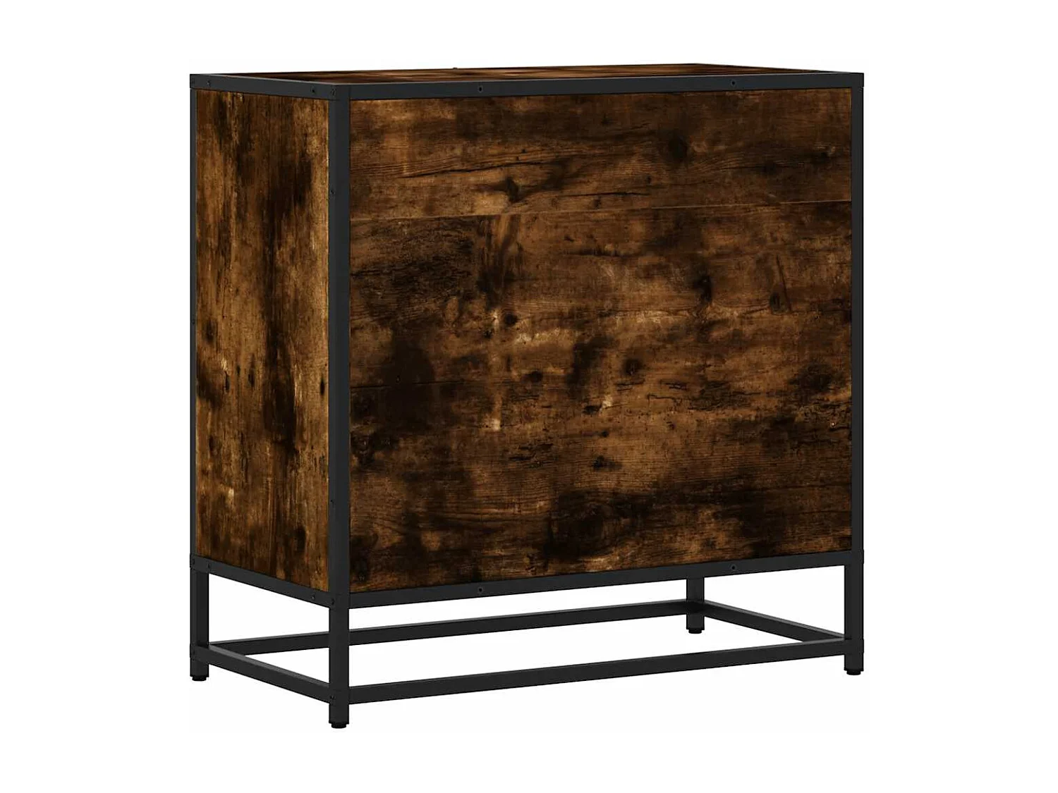 Mesita de noche | Mesilla de noche roble ahumado 60x31x60 cm madera contrachapada