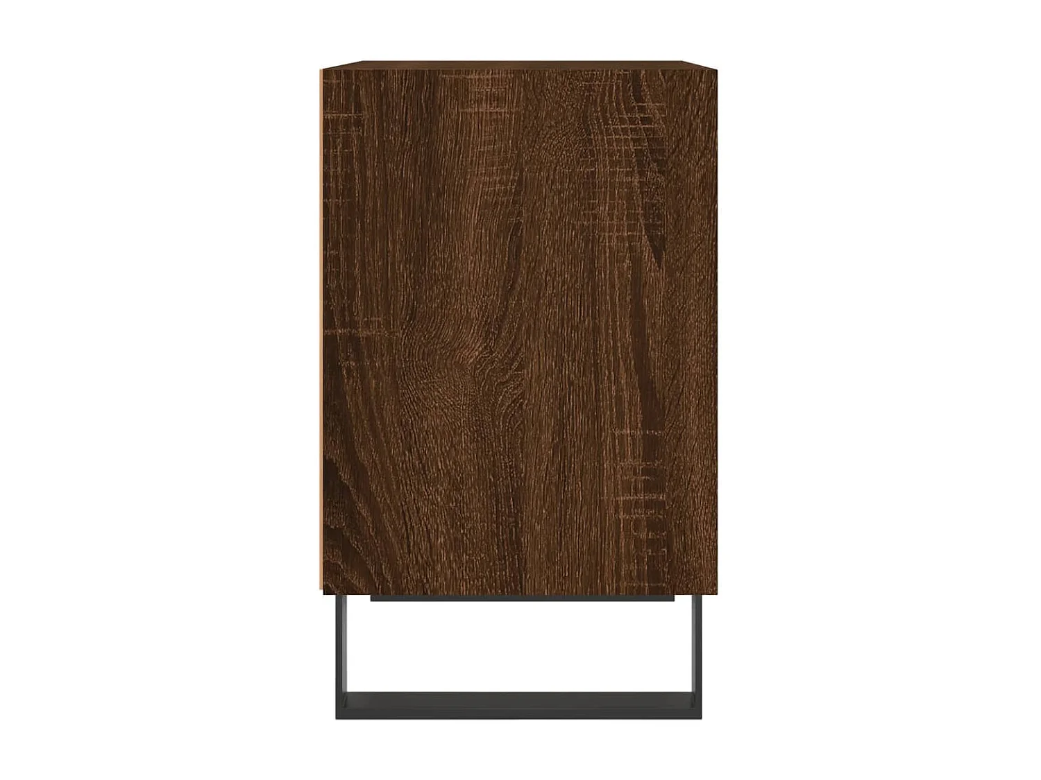 Nachttisch 2er Set-Beistelltisch-Nachttischkommode Braun Eichen-Optik 40x30x50 cm Holzwerkstoff SHL39761