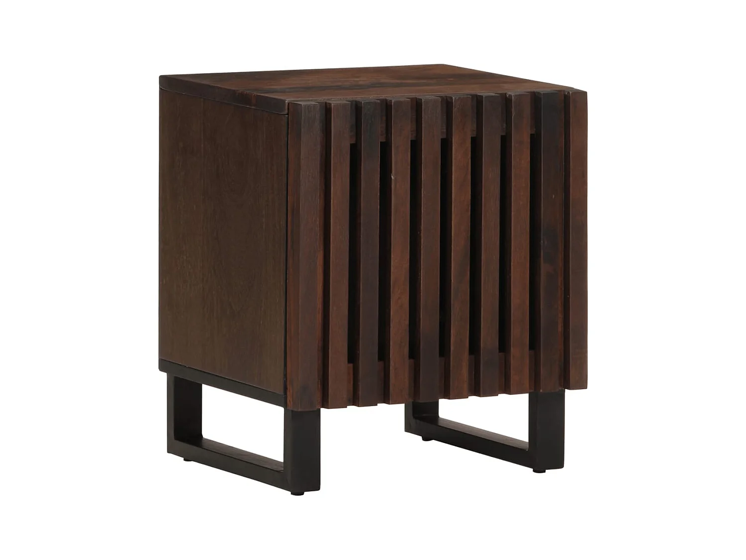 Mesitas de noche | Mesilla de noche 2 uds madera maciza de mango 40x34x46 cm