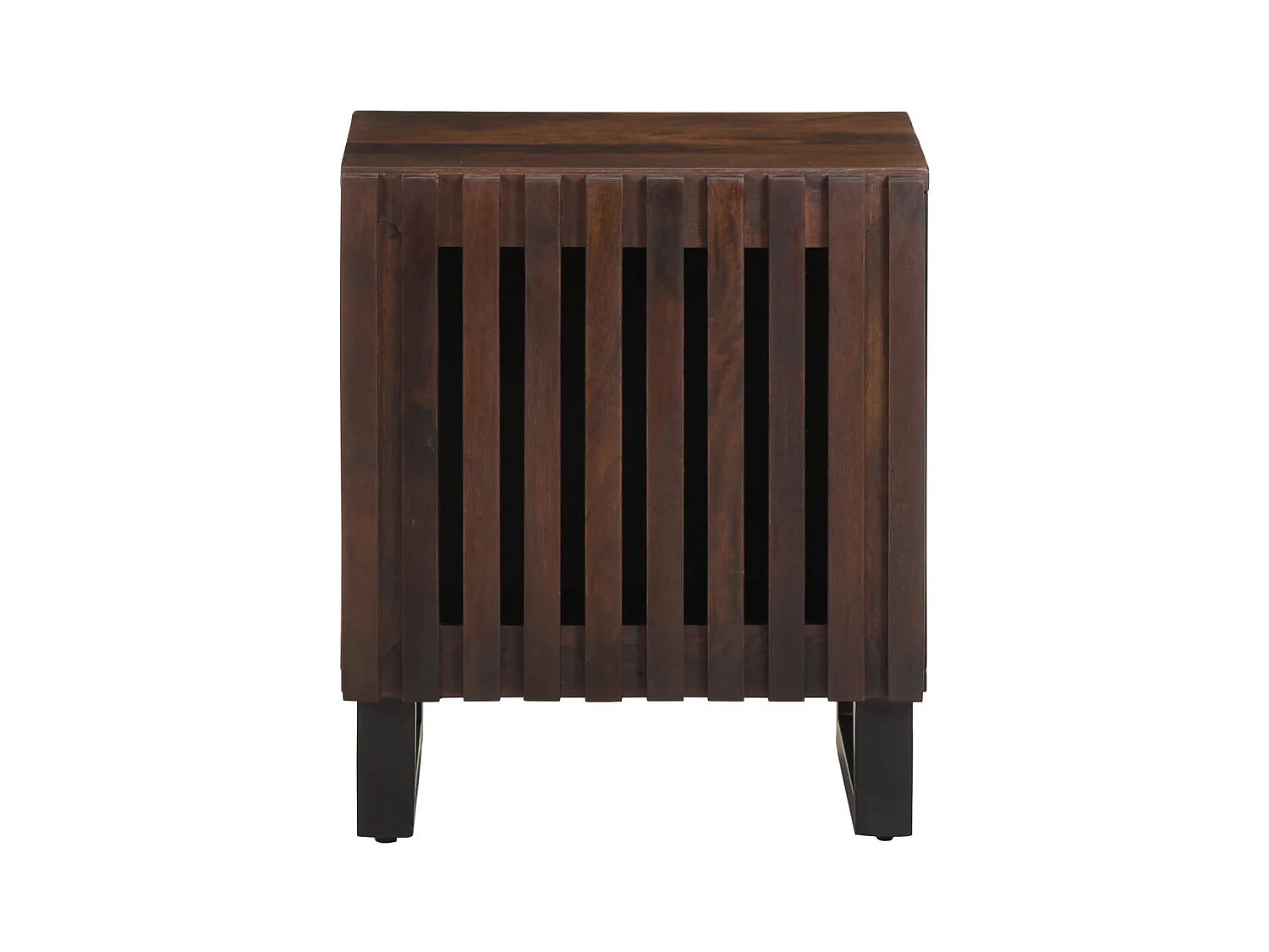 Mesitas de noche | Mesilla de noche 2 uds madera maciza de mango 40x34x46 cm