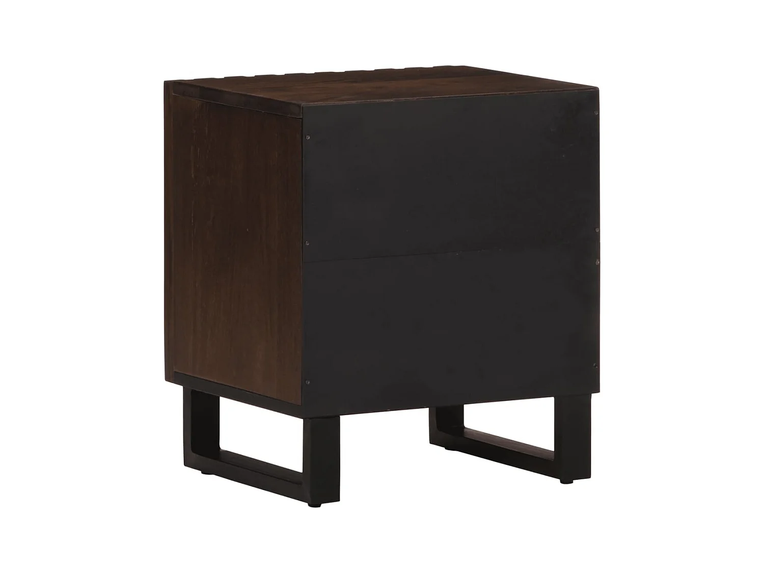 Mesitas de noche | Mesilla de noche 2 uds madera maciza de mango 40x34x46 cm