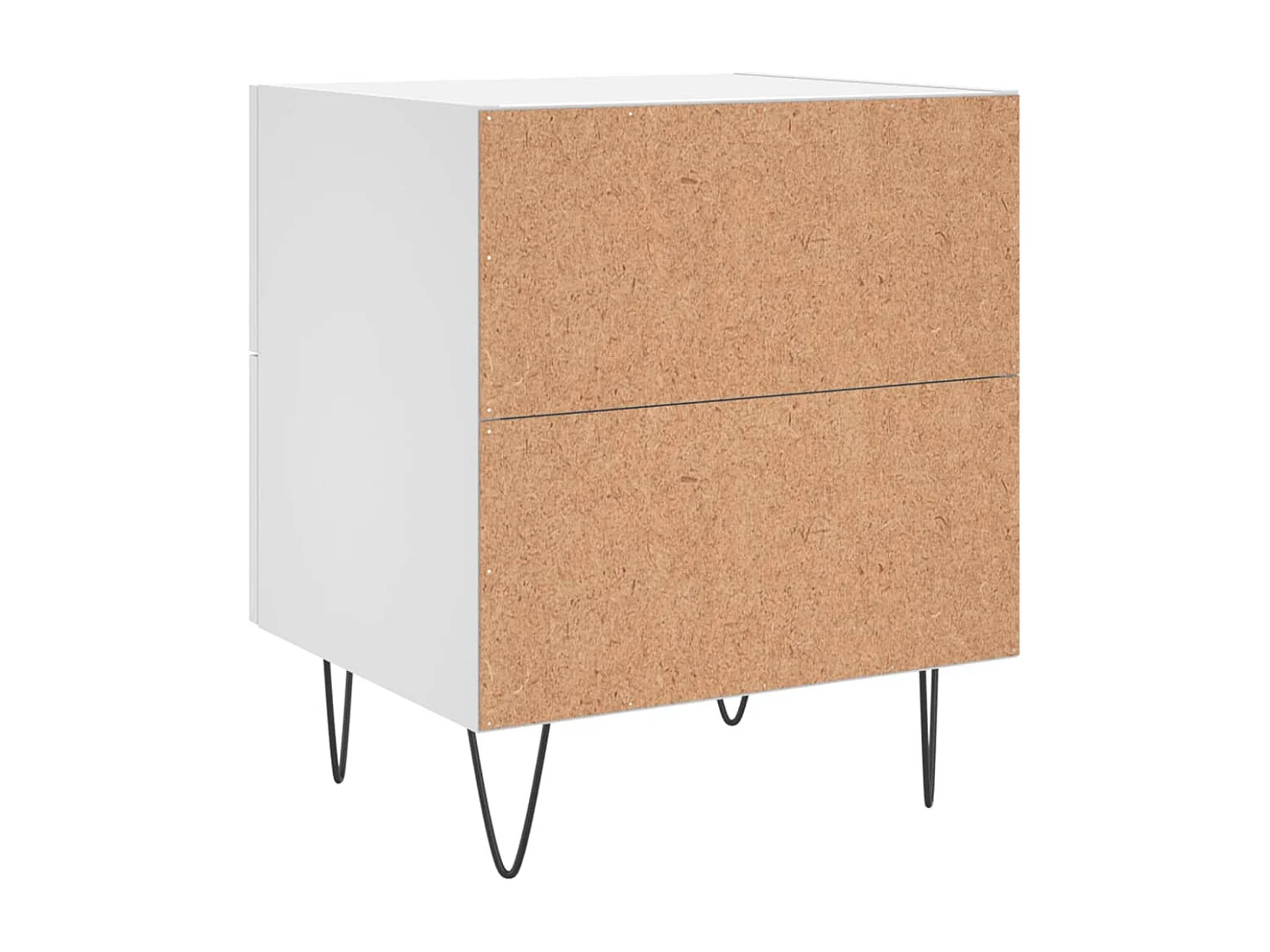 Mesitas de noche | Mesilla de noche 2 uds madera ingeniería blanco 40x35x47,5 cm