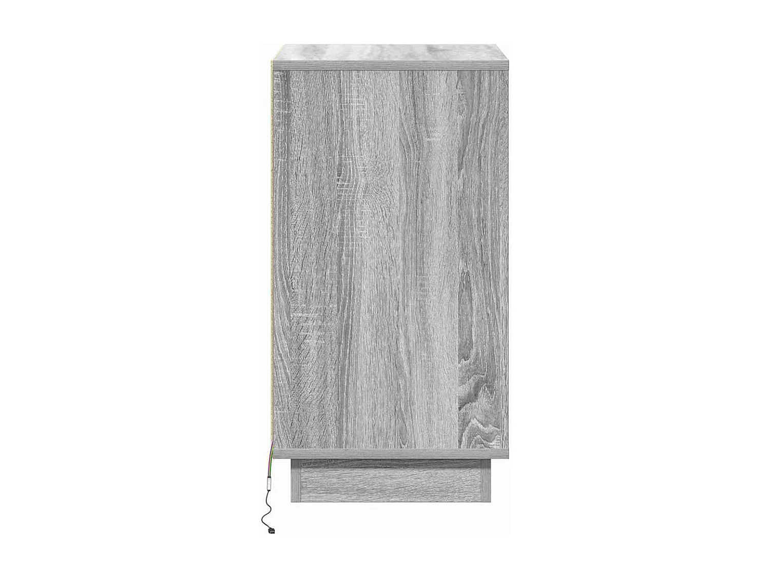 Nachttisch-Beistelltisch mit Schubladen Grau 39 x 34,5 x 65 cm Holzwerkstoff SHL15238