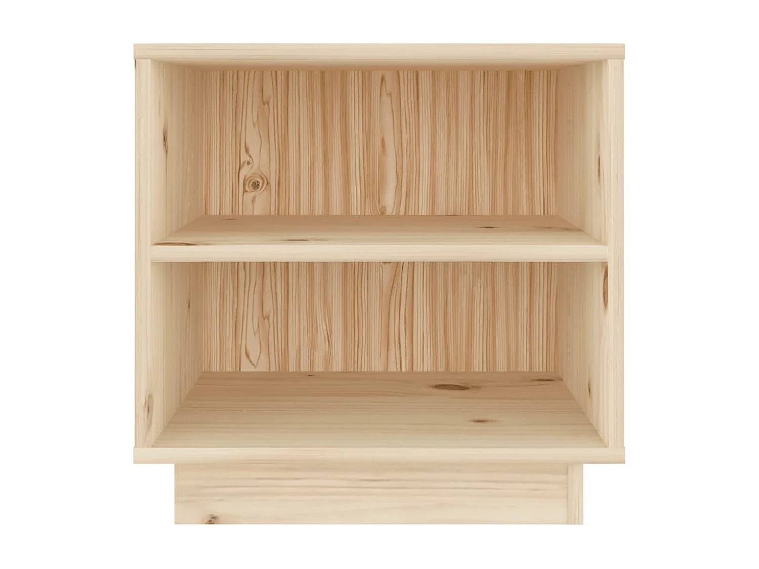 Mesita de noche | Mesilla de noche de madera maciza de pino 40x34x40 cm