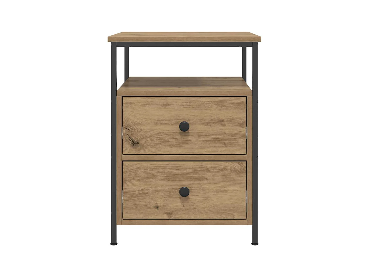 Mesita de noche | Mesilla de noche madera de ingeniería roble artisan 44x45x60 cm