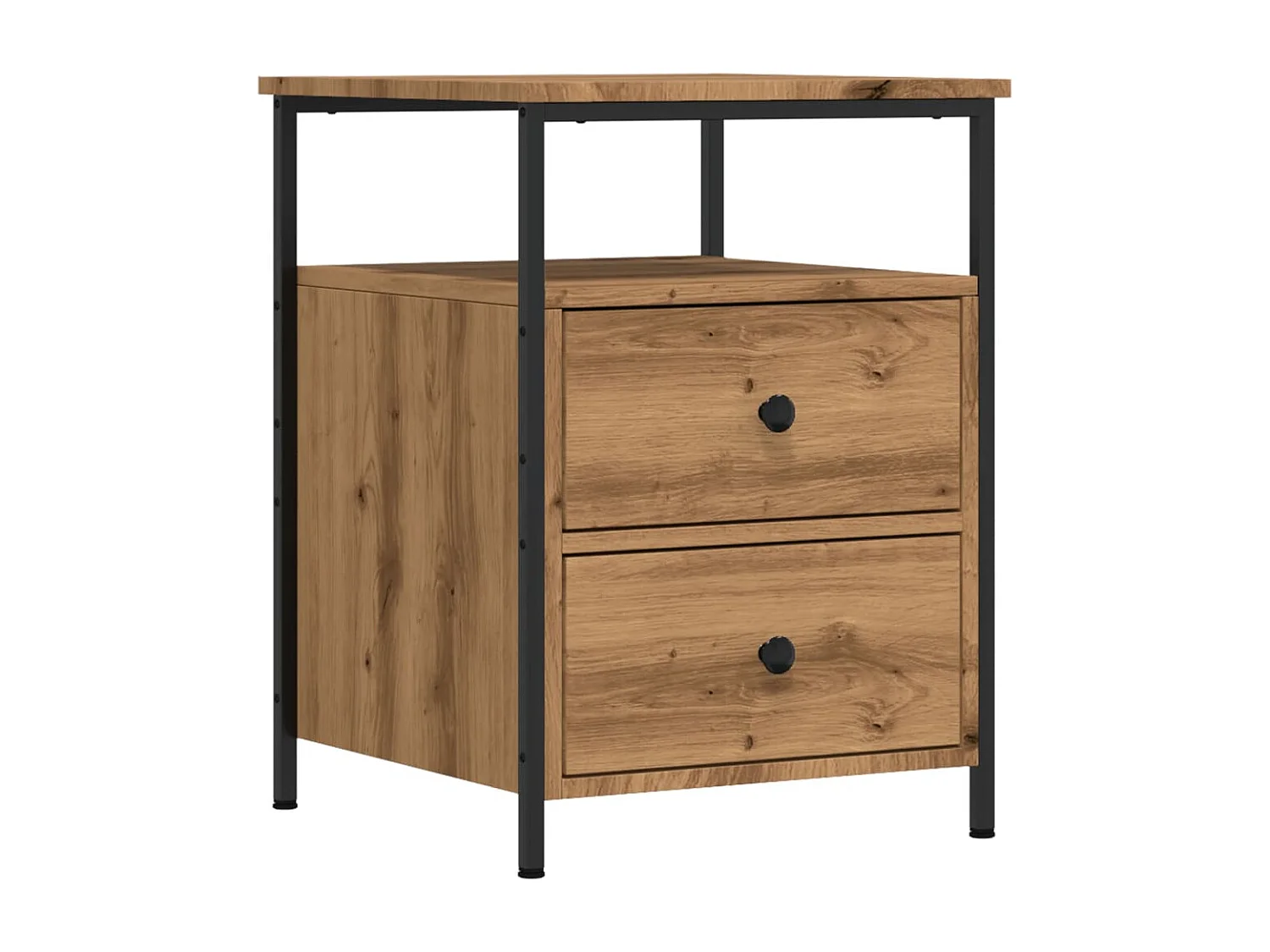 Nachttisch-Beistelltisch Artisan-Eiche 44x45x60 cm Holzwerkstoff SHL69846