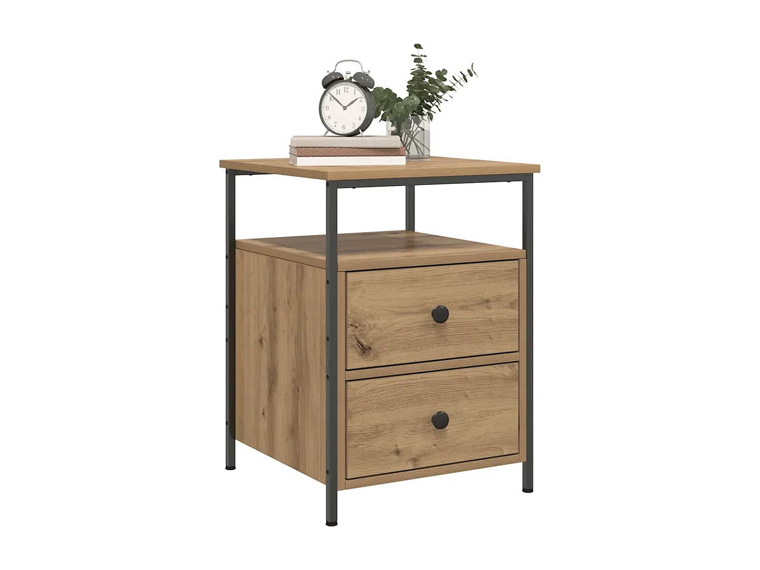 Nachttisch-Beistelltisch Artisan-Eiche 44x45x60 cm Holzwerkstoff SHL69846