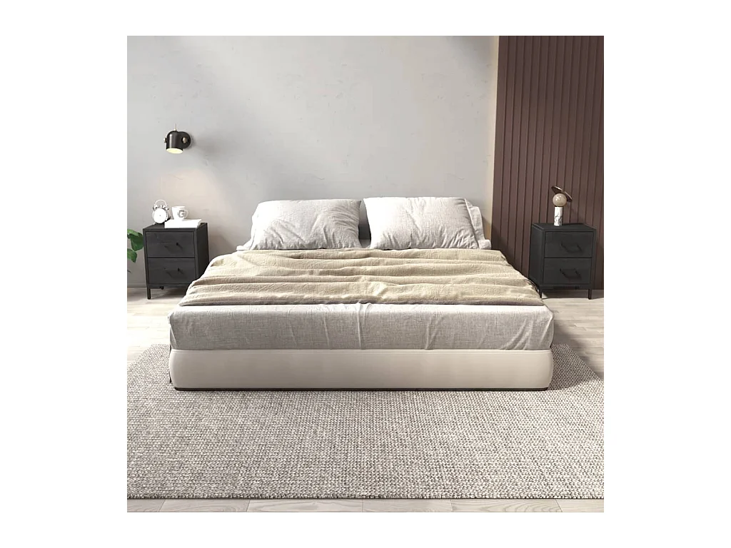 Mesitas de noche | Mesilla de noche 2 uds madera maciza de pino negro 36x30x45 cm