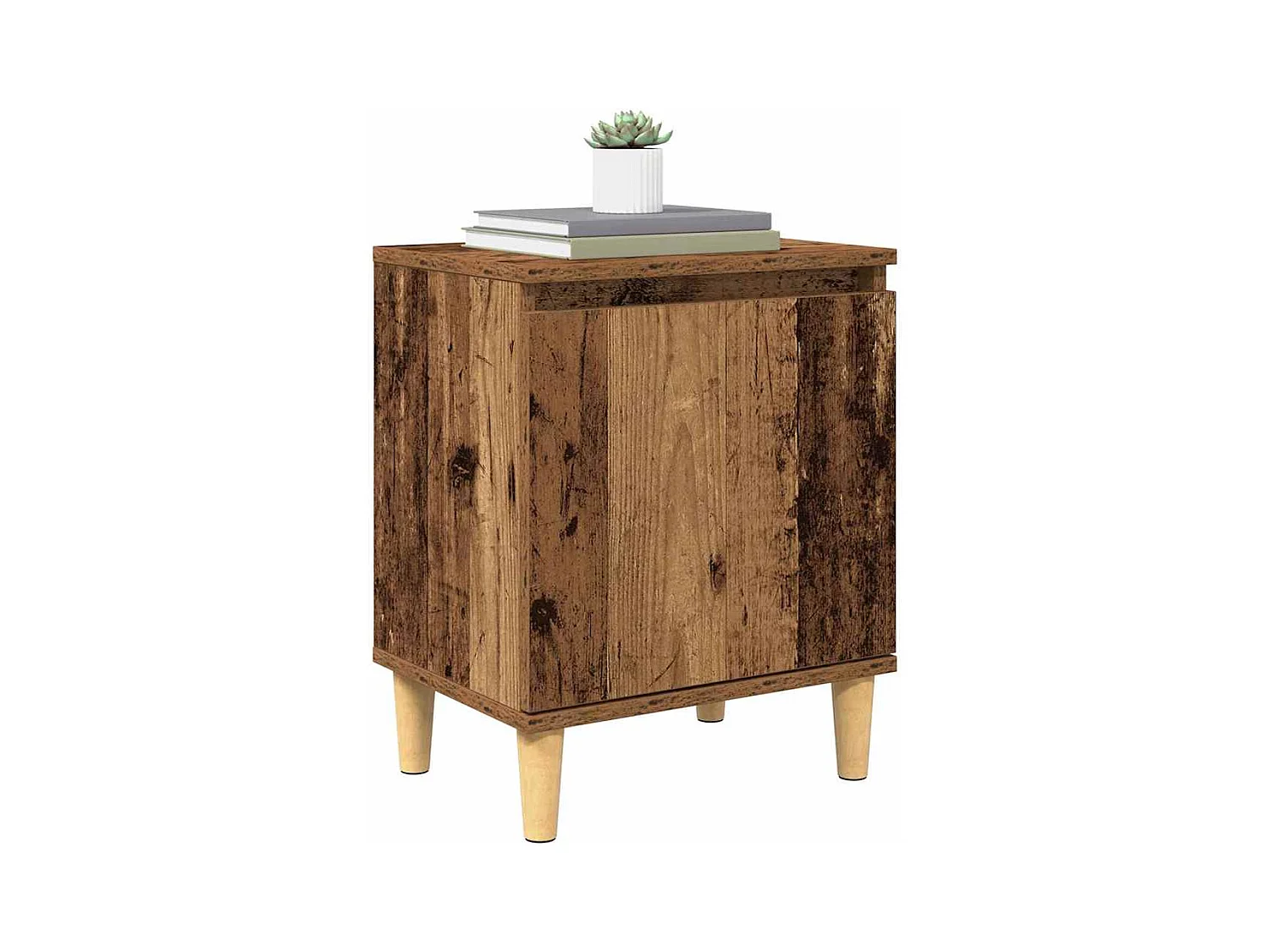 Mesita de Noche | Armario de Noche | Mesilla de noche Madera vieja 40x30x50 cm