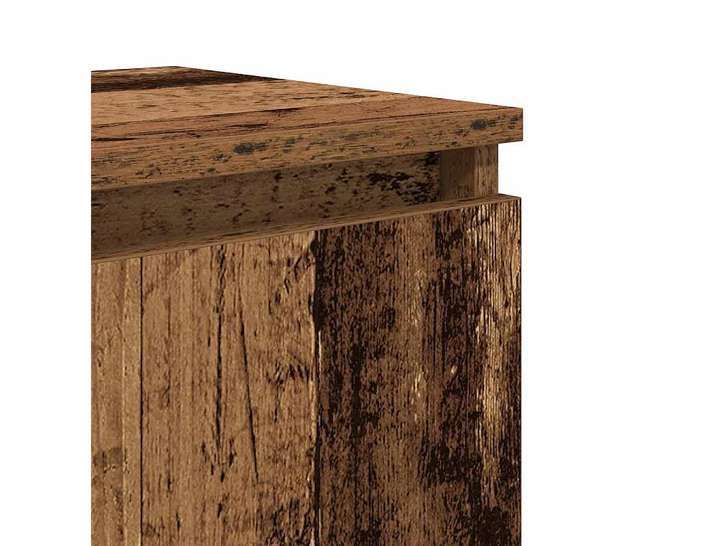 Nachttisch-Beistelltisch Altholz 40 x 30 x 50 cm Holzwerkstoff SHL88051