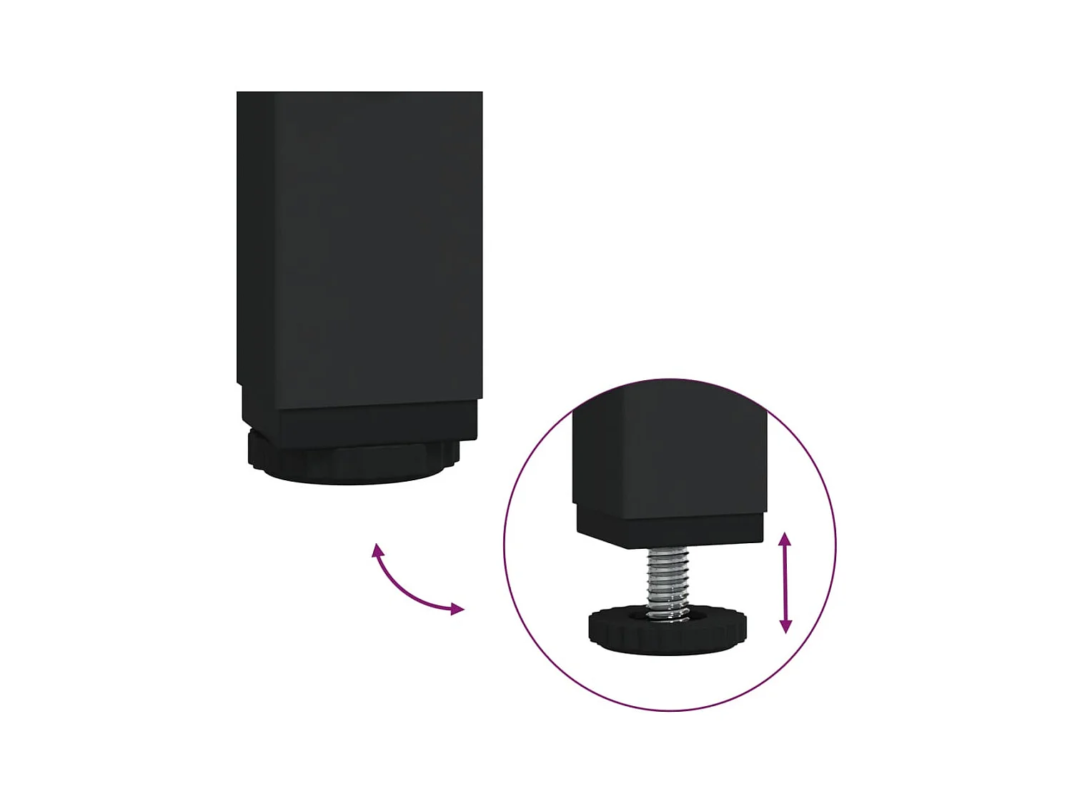 Mesita de noche | Mesilla de noche madera de ingeniería roble artisan 41x31x80 cm