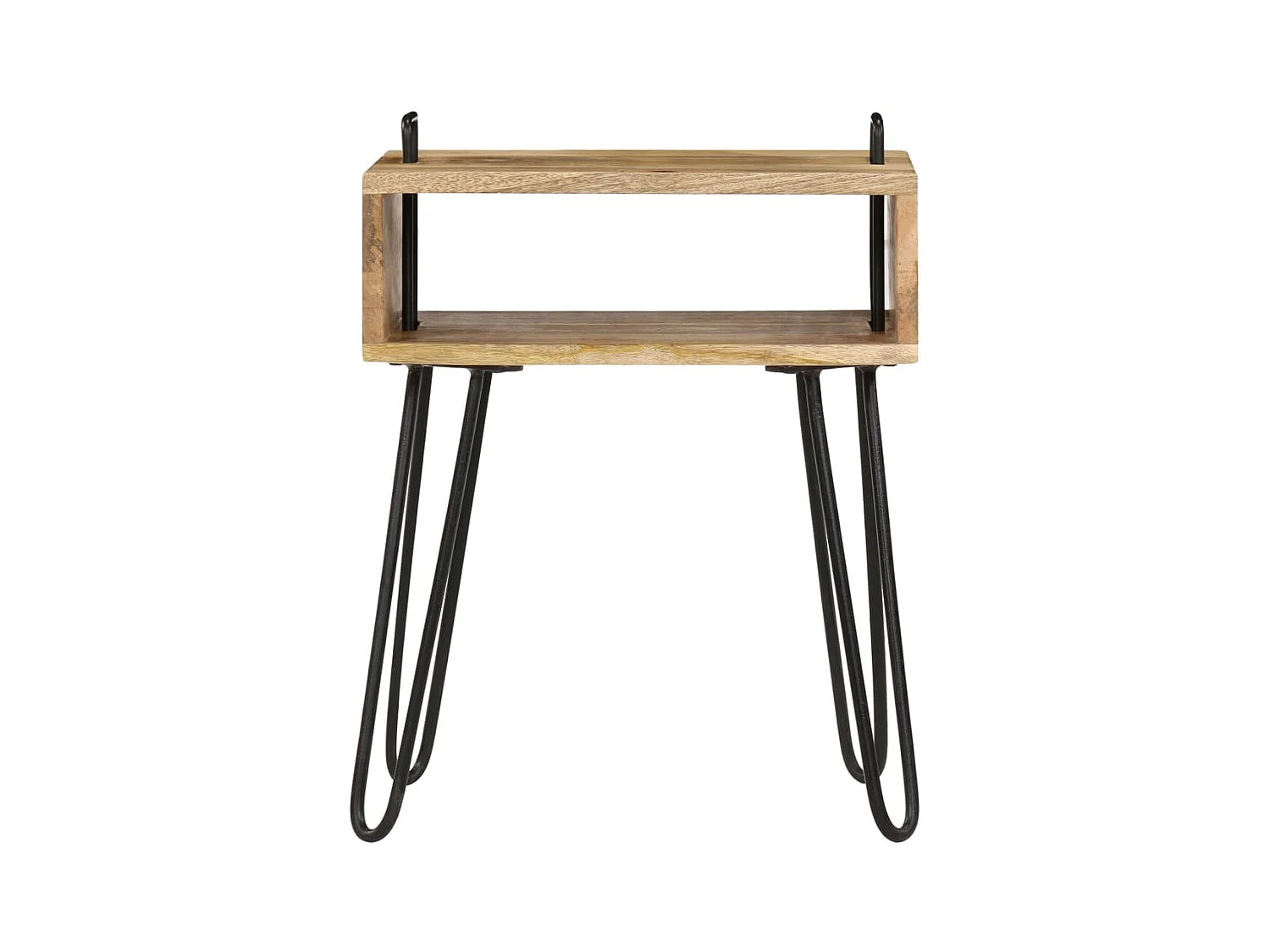 Table de chevet-Table d'appoint Bois de manguier massif 40x34x47 cm