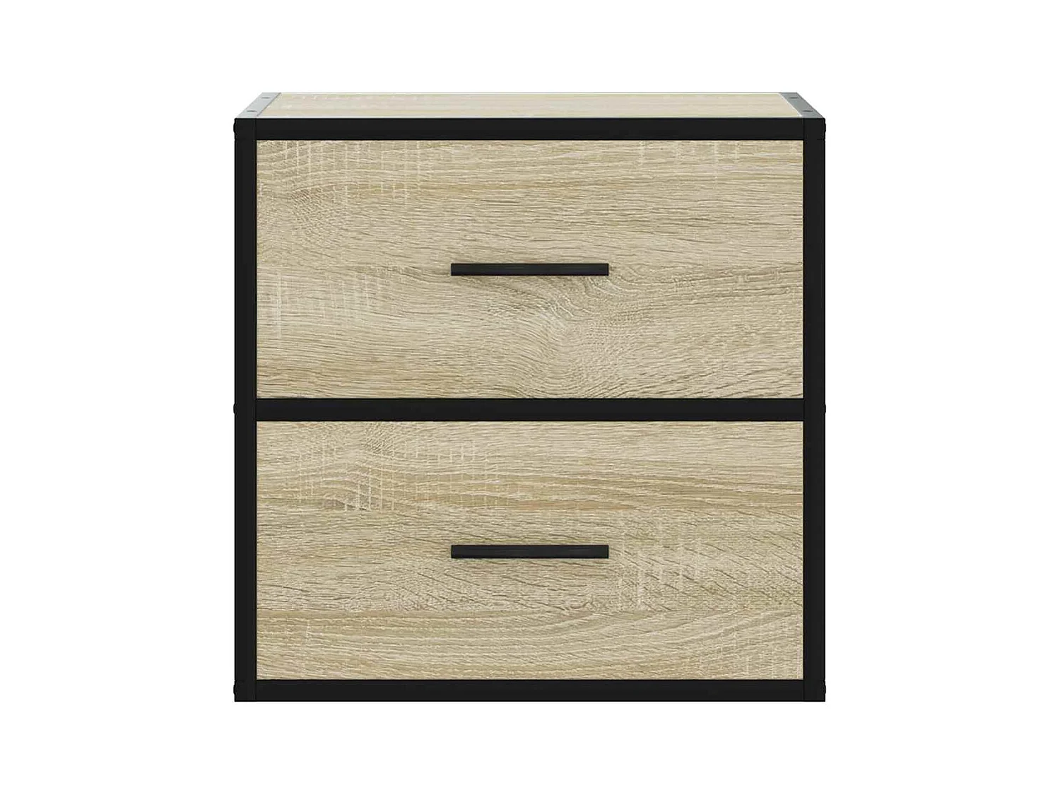 Table de chevet flottante chêne sonoma 40x31x39,5 cm