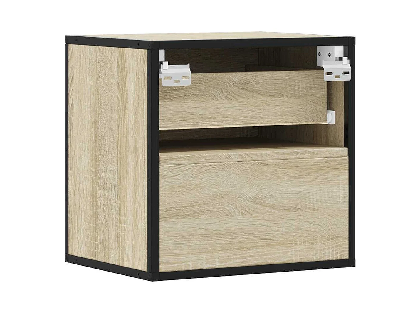 Nachttisch hängend | Wand-Nachttisch Sonoma-Eiche 40x31x39,5 cm SHL71081