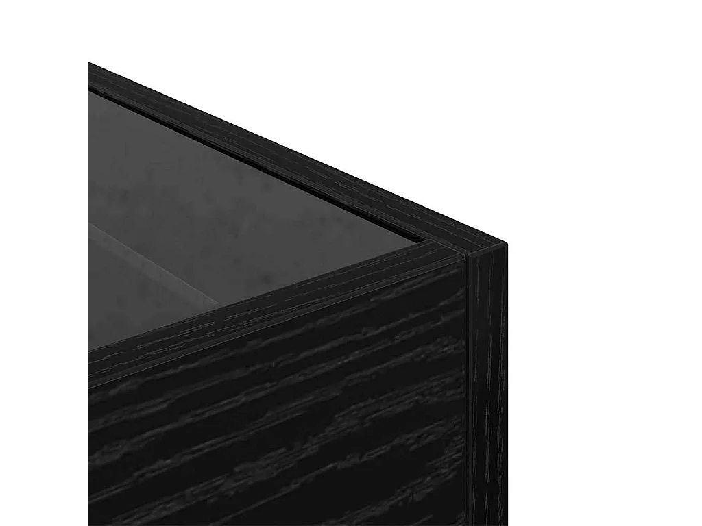 Mueble de almacenaje | Cabinete de Noche | Mesa auxiliar Roble negro 40x40x30 cm