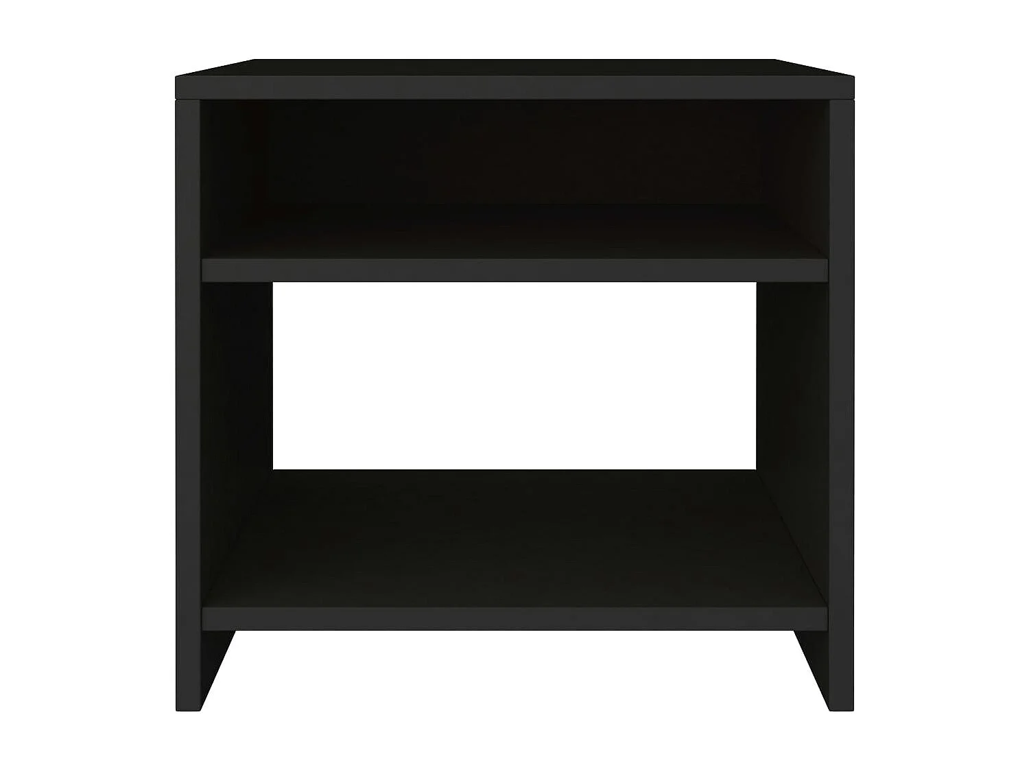 Nachttisch-Beistelltisch Schwarz 40x30x40 cm Holzwerkstoff SHL29222